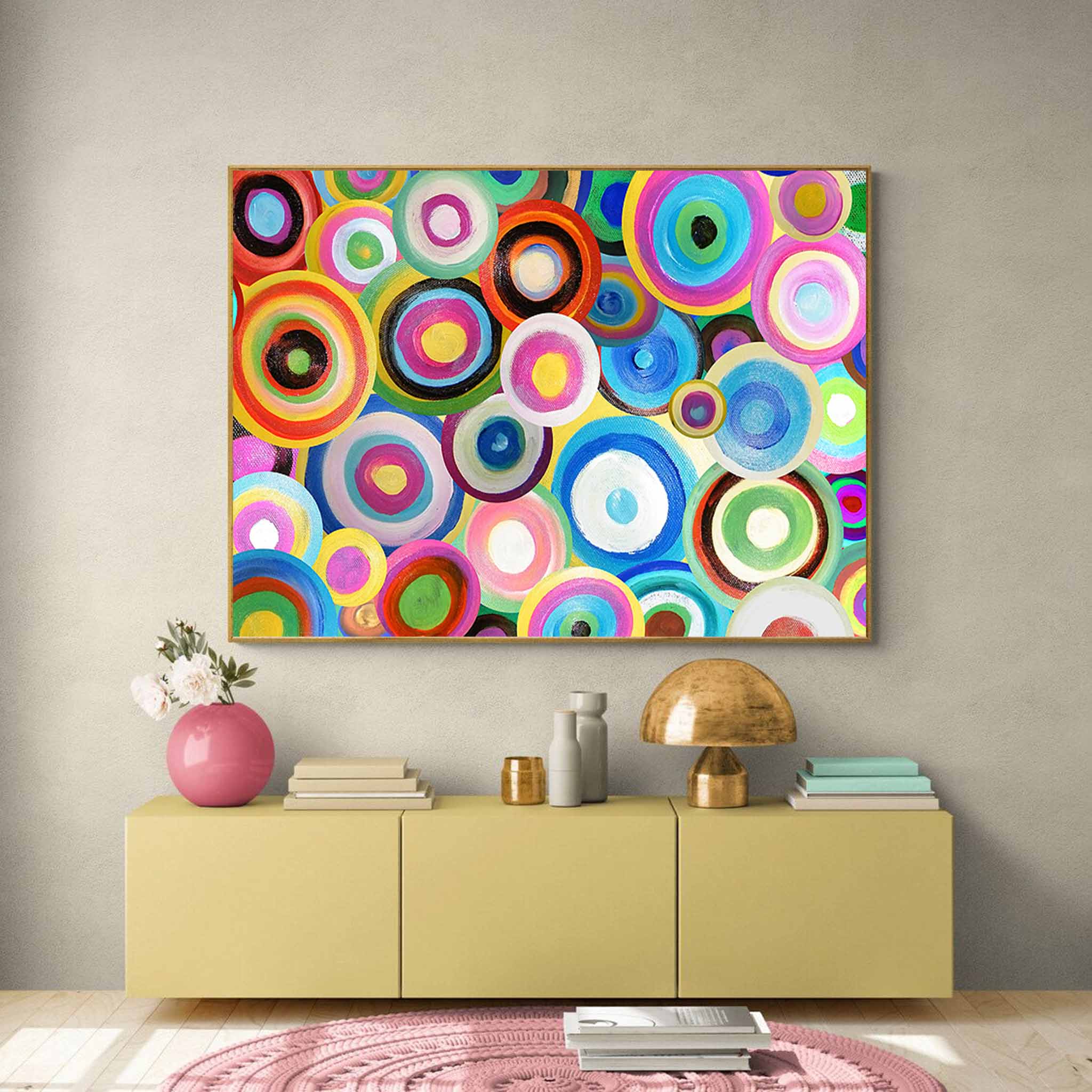 Abstract Canvas Art #AB257