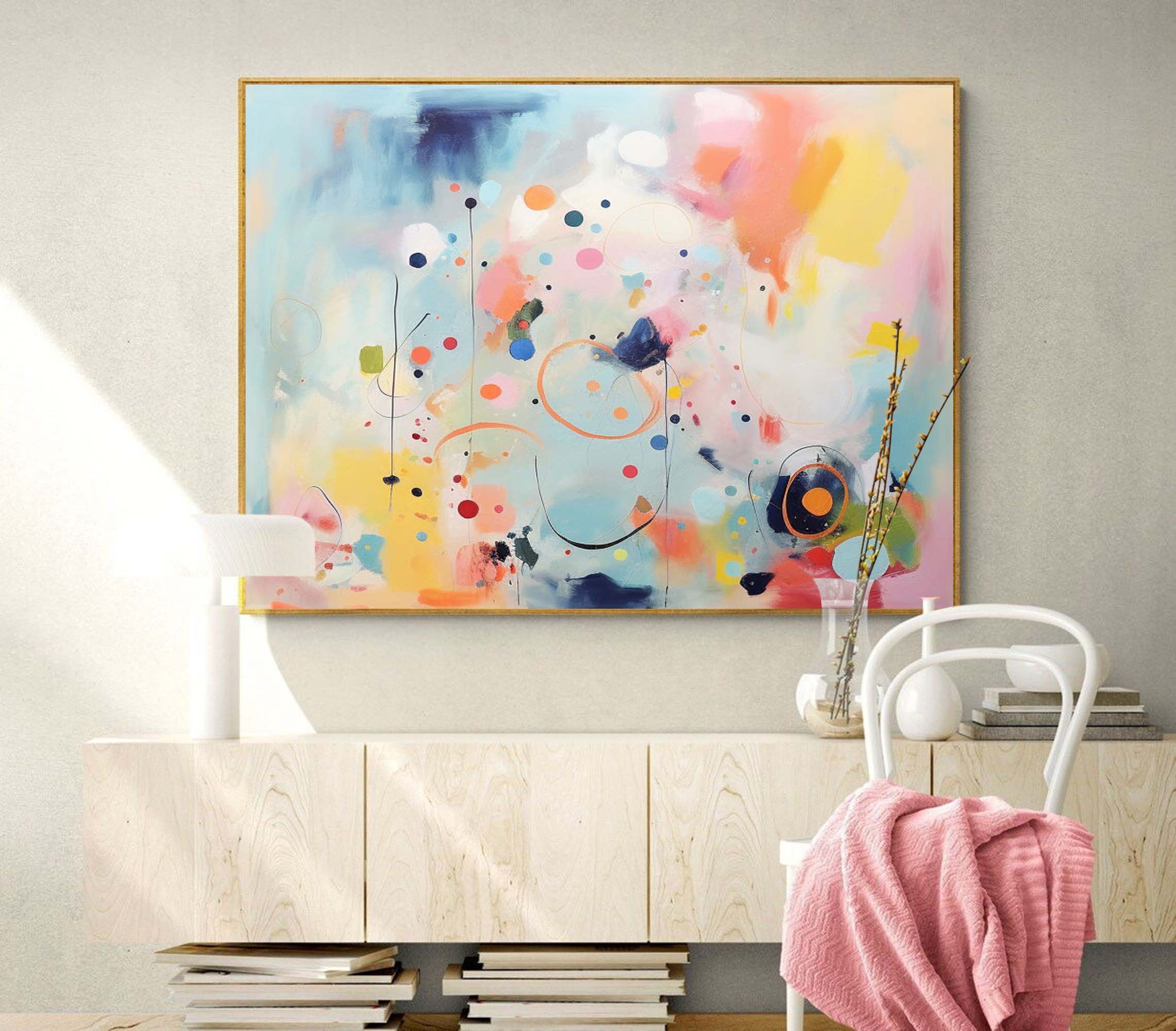 Abstract Canvas Art #AB189