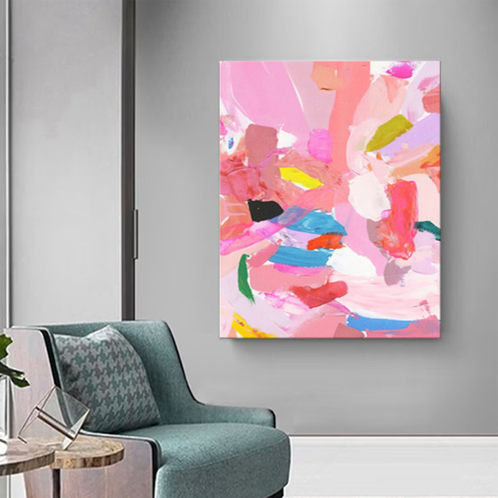 Abstract Canvas Art #AB105