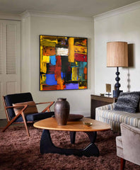 Abstract Canvas Wall Art #aa014