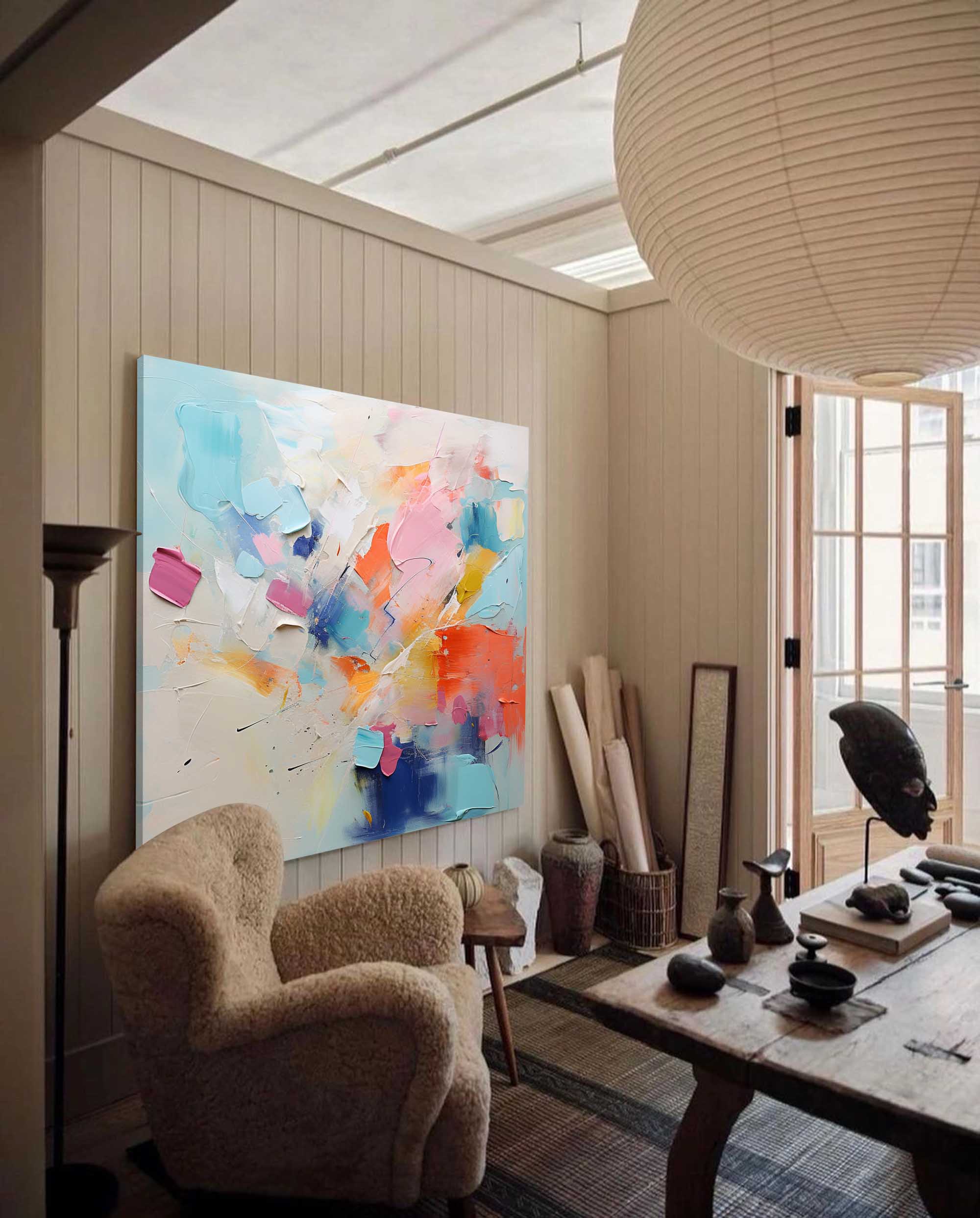 Abstract Canvas Art #AB193