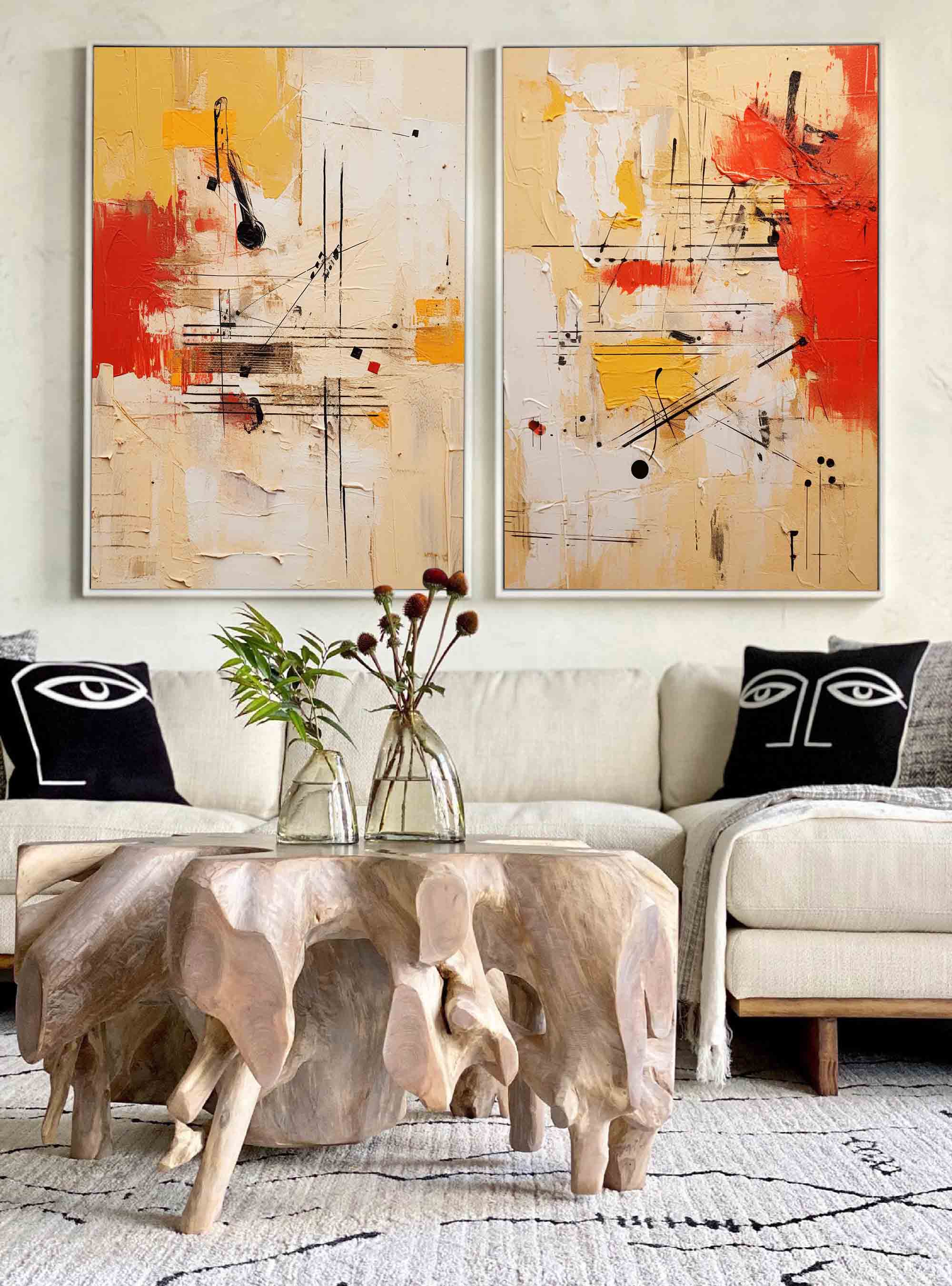 Abstract Canvas Art #AB160