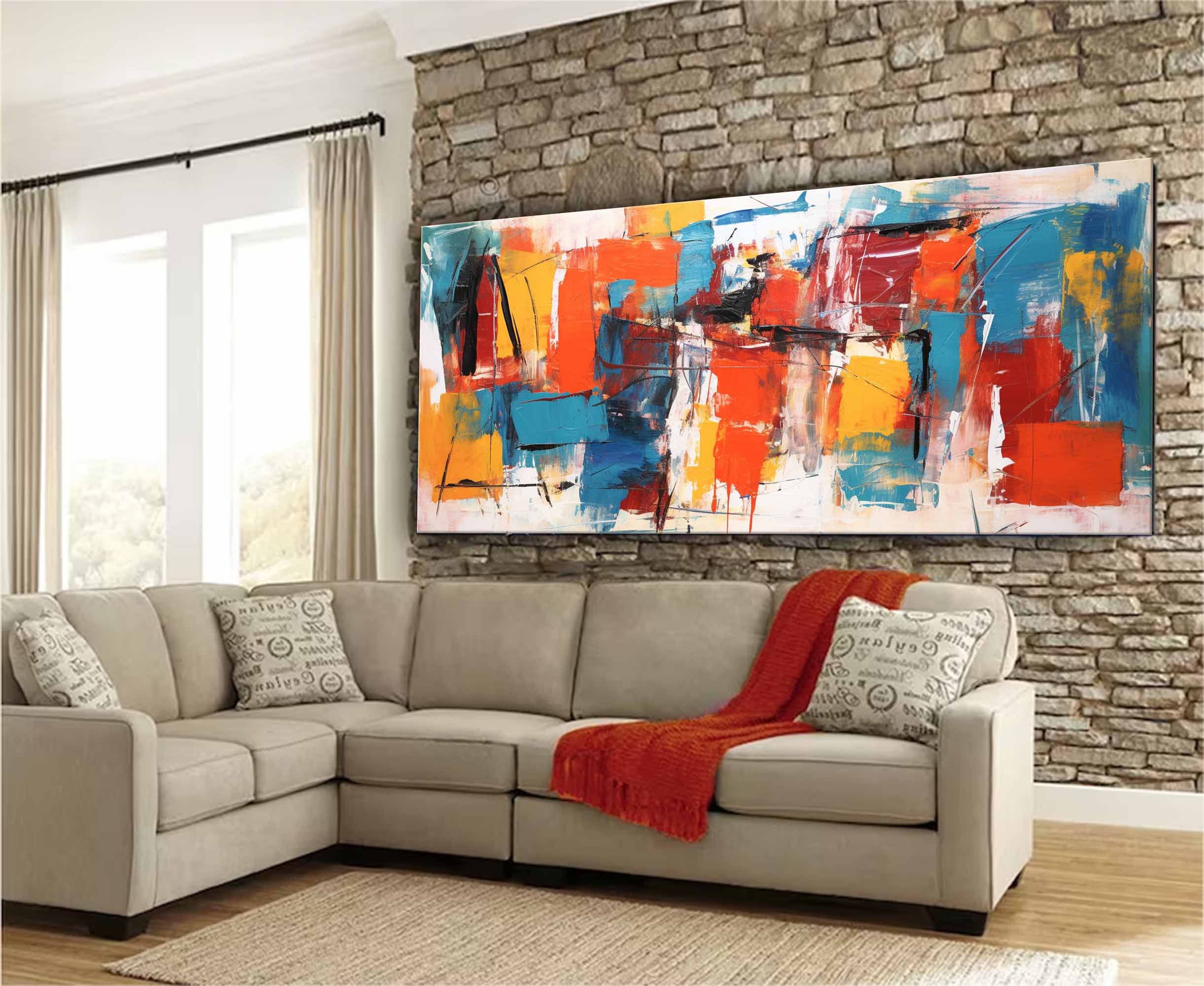 Abstract Canvas Art #AB175
