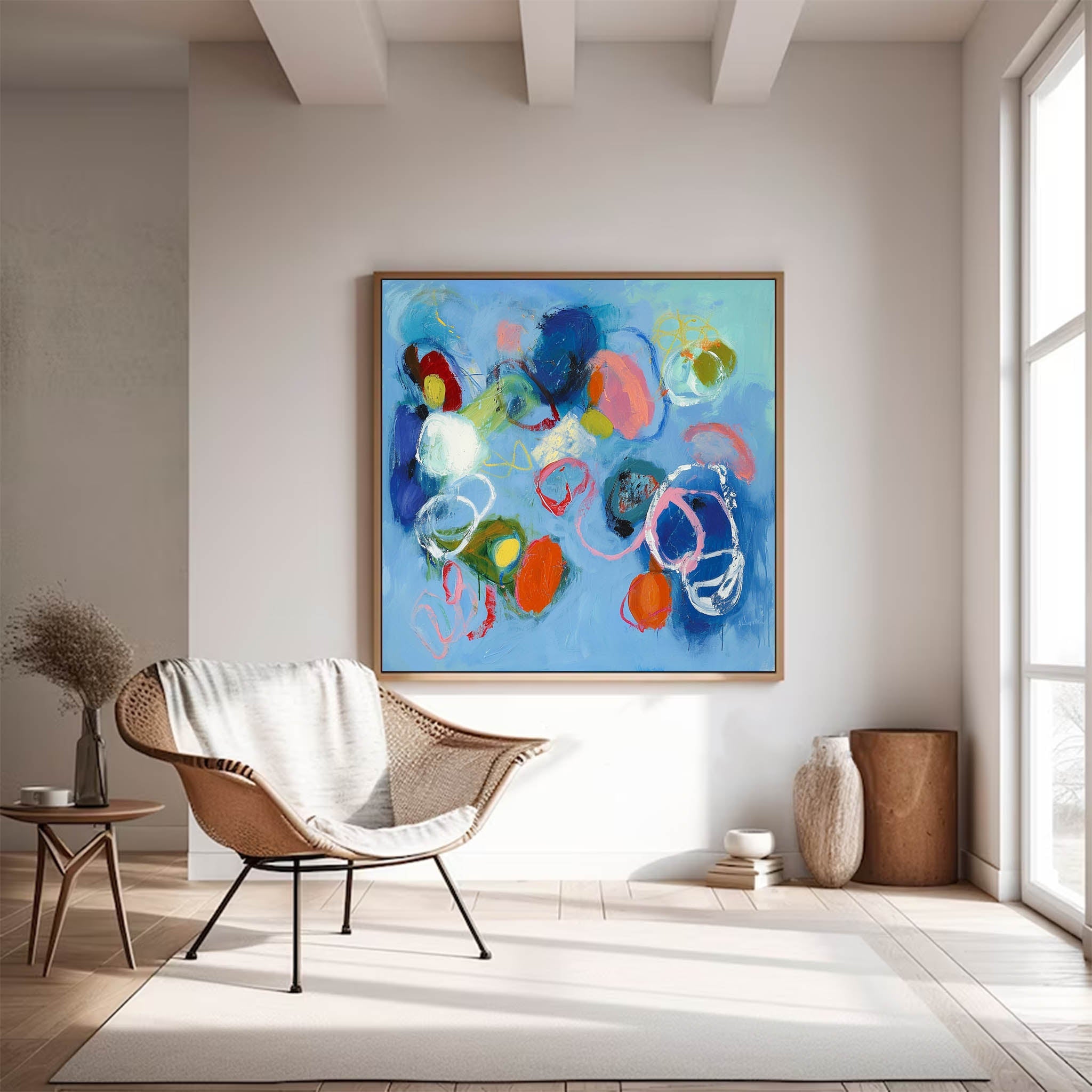 Abstract Canvas Art #AB378