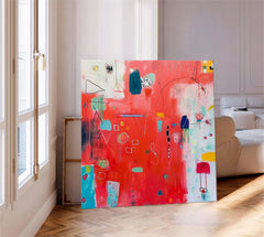 Abstract Canvas Art #AB429