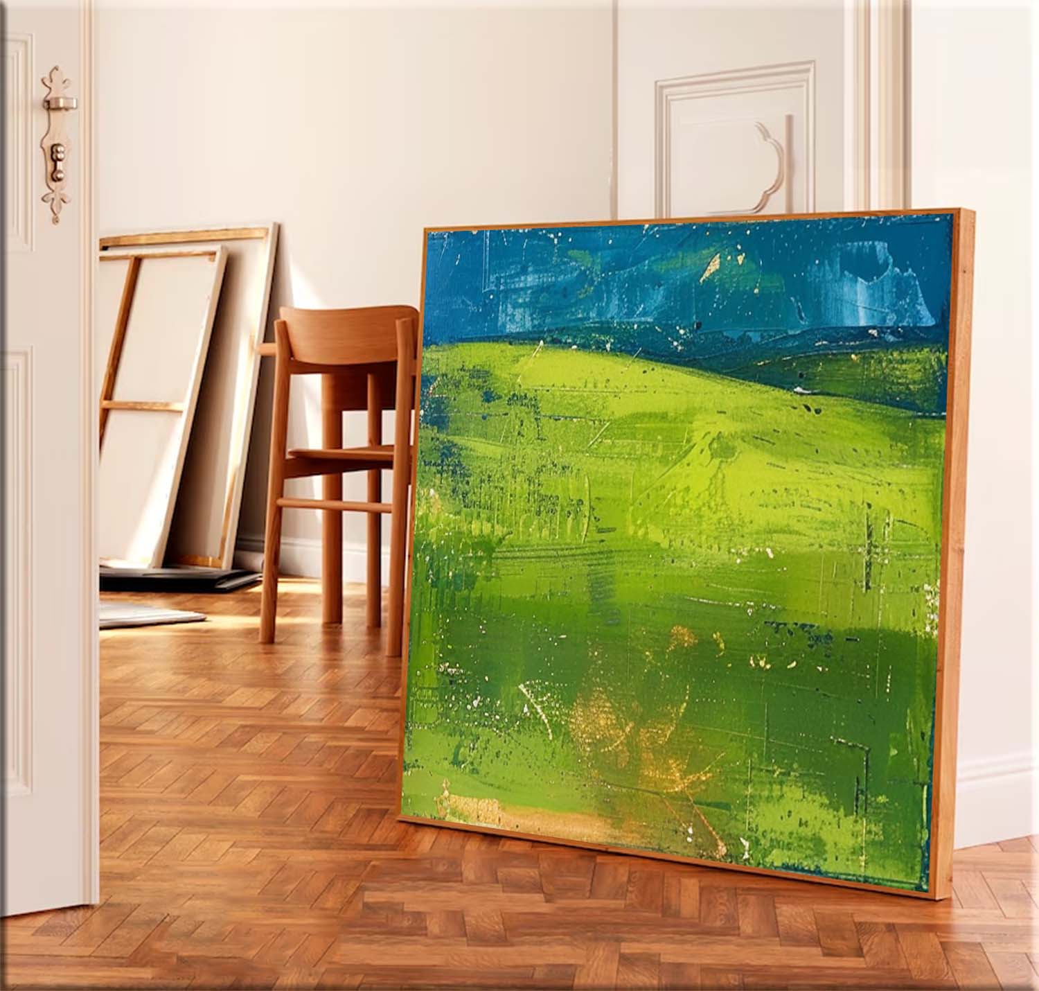 Abstract Canvas Art #AB637