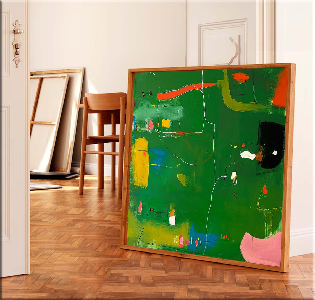 Abstract Canvas Art #AB379