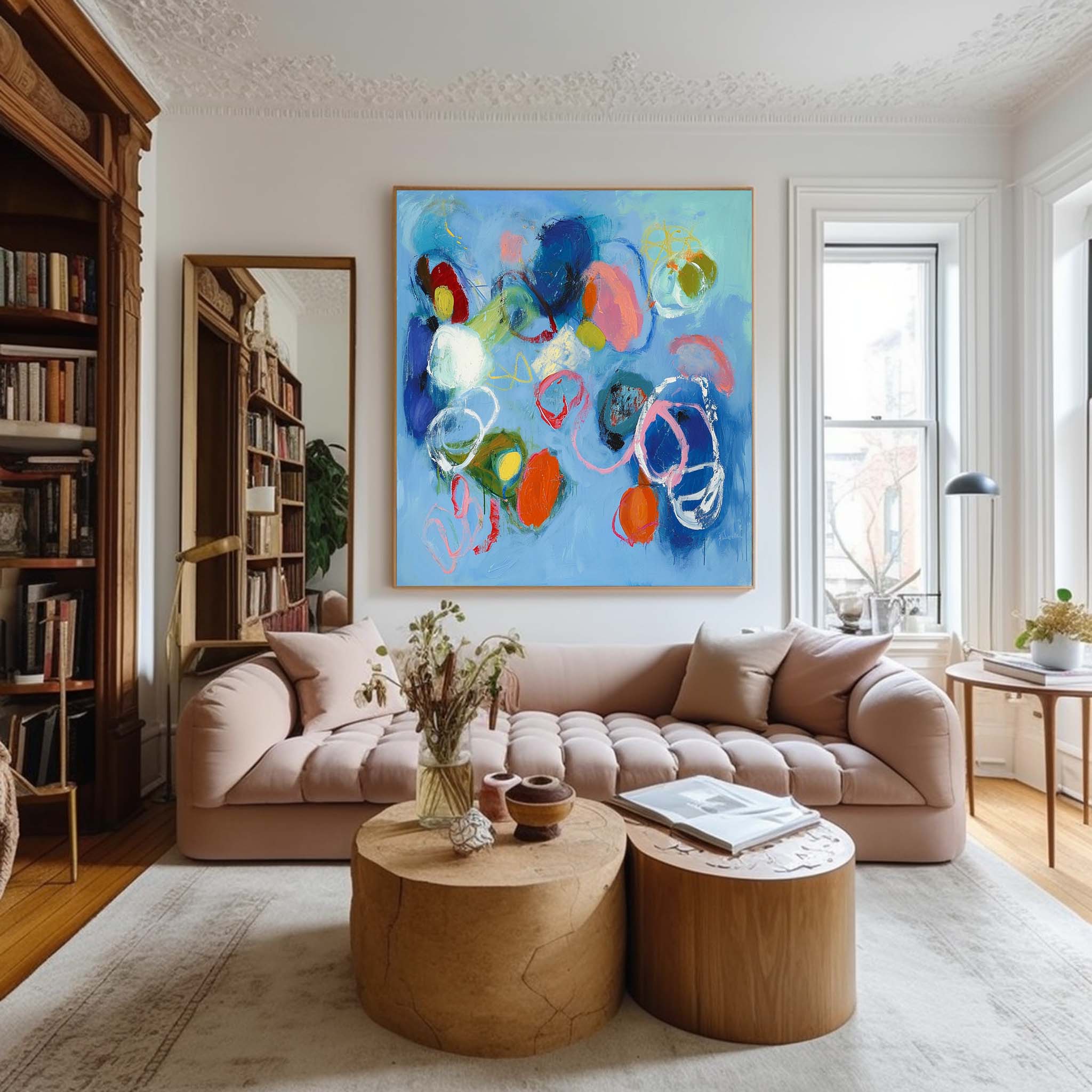 Abstract Canvas Art #AB378