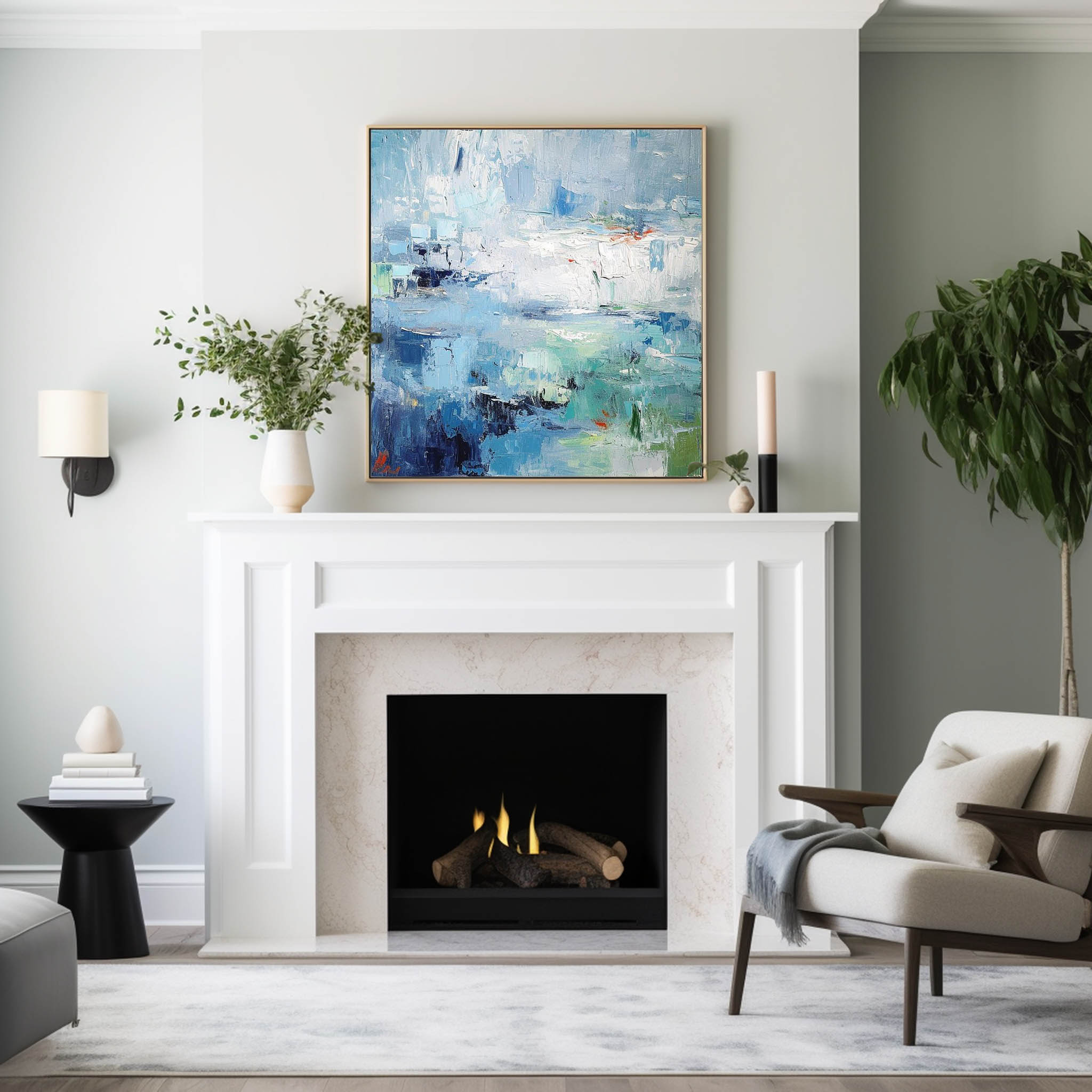 Abstract Canvas Art #AB372