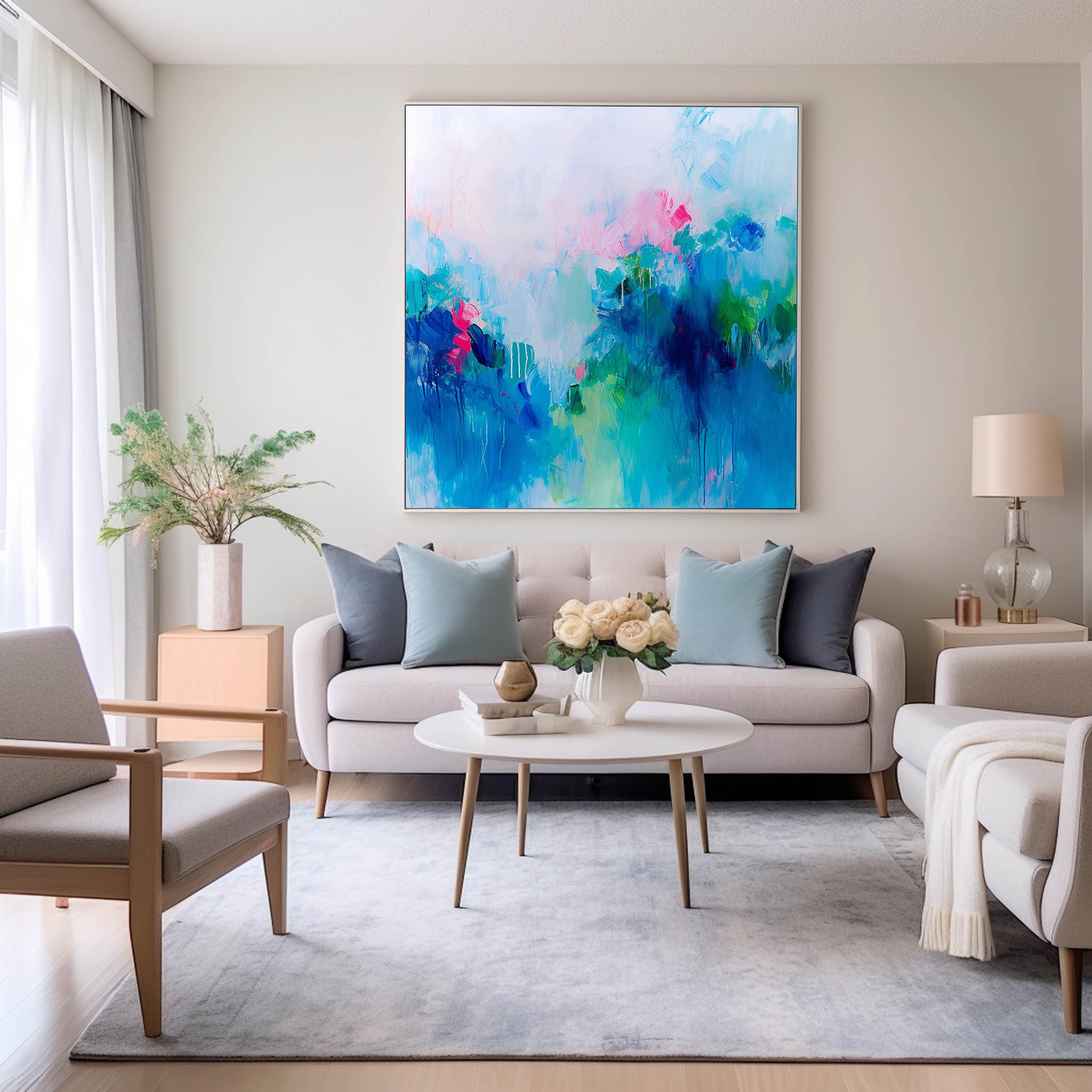 Abstract Canvas Art #AB465