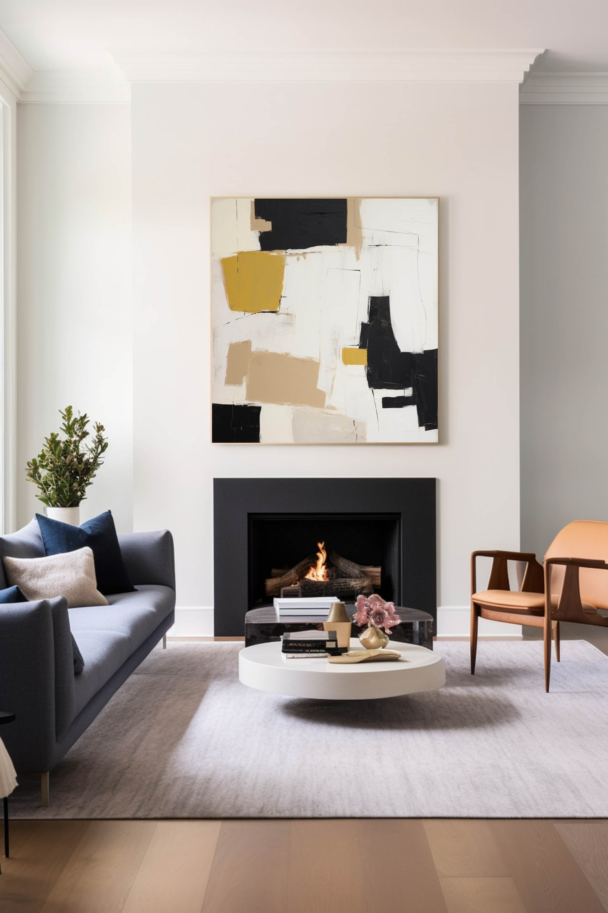Abstract Canvas Art #AB336