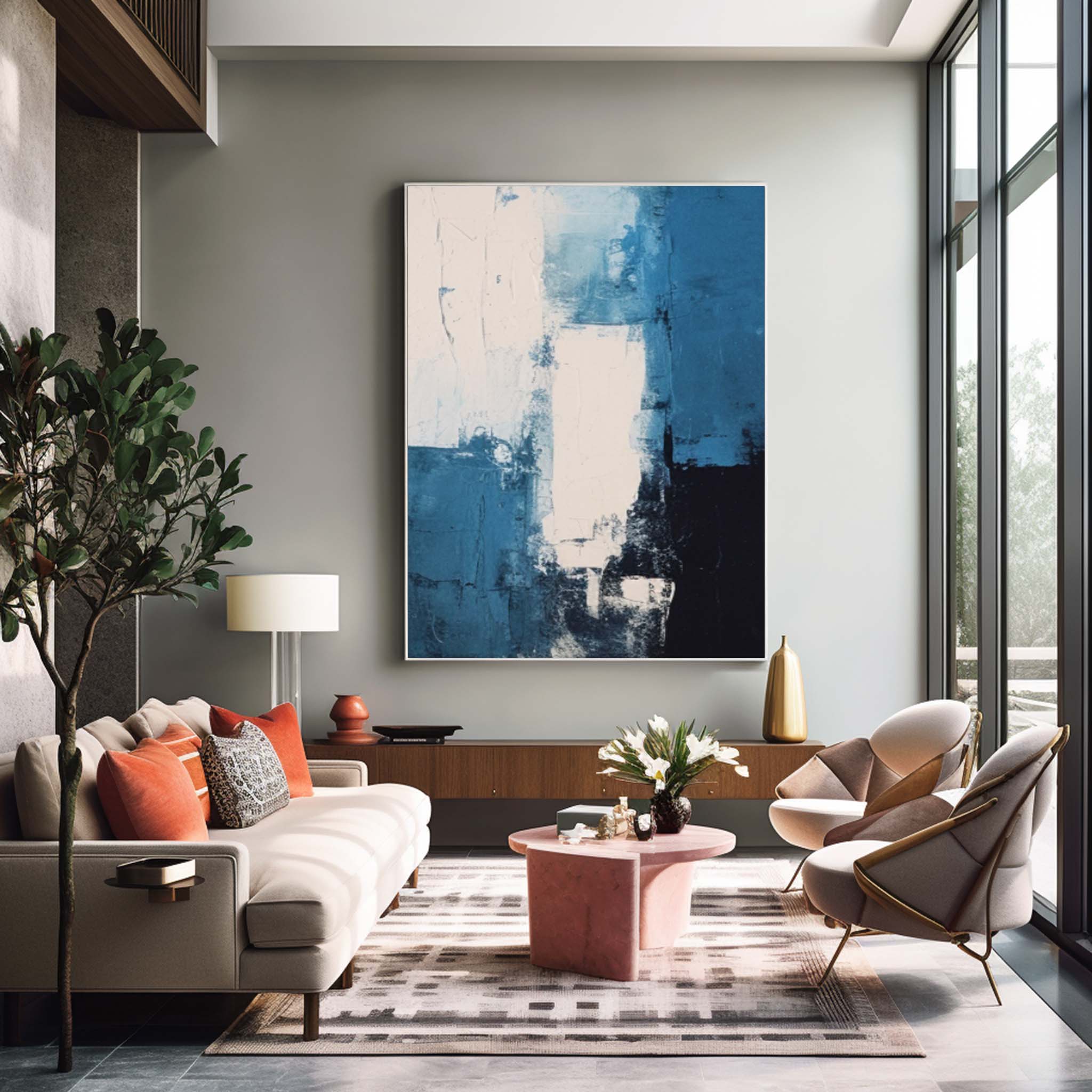 Abstract Canvas Art #AB386