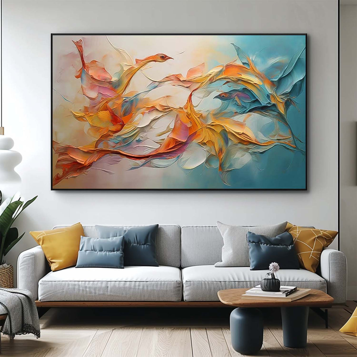 Abstract Canvas Art #AB522