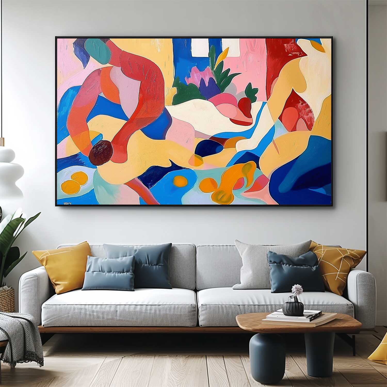 Abstract Canvas Art #AB544