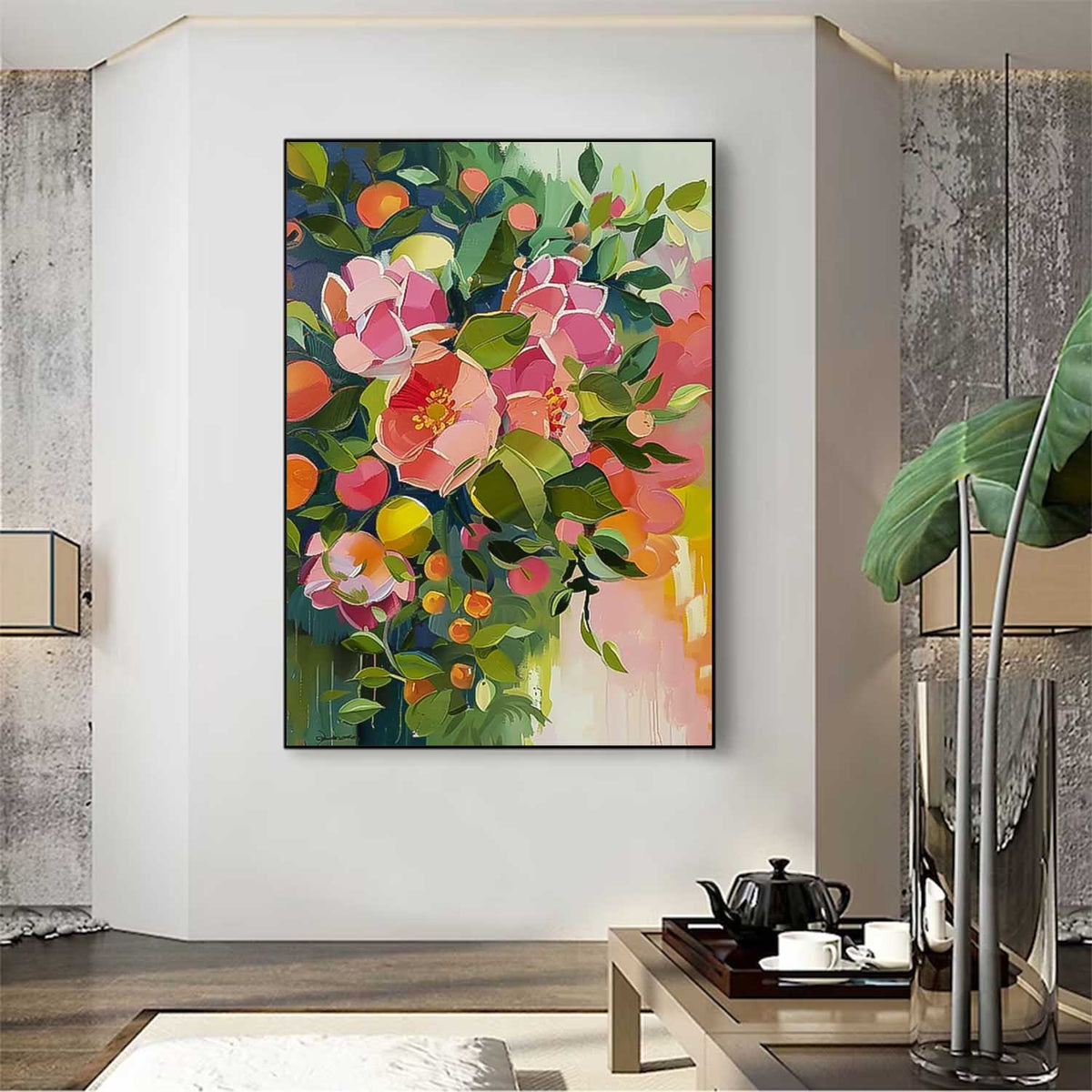 Flower Canvas Art #FL088