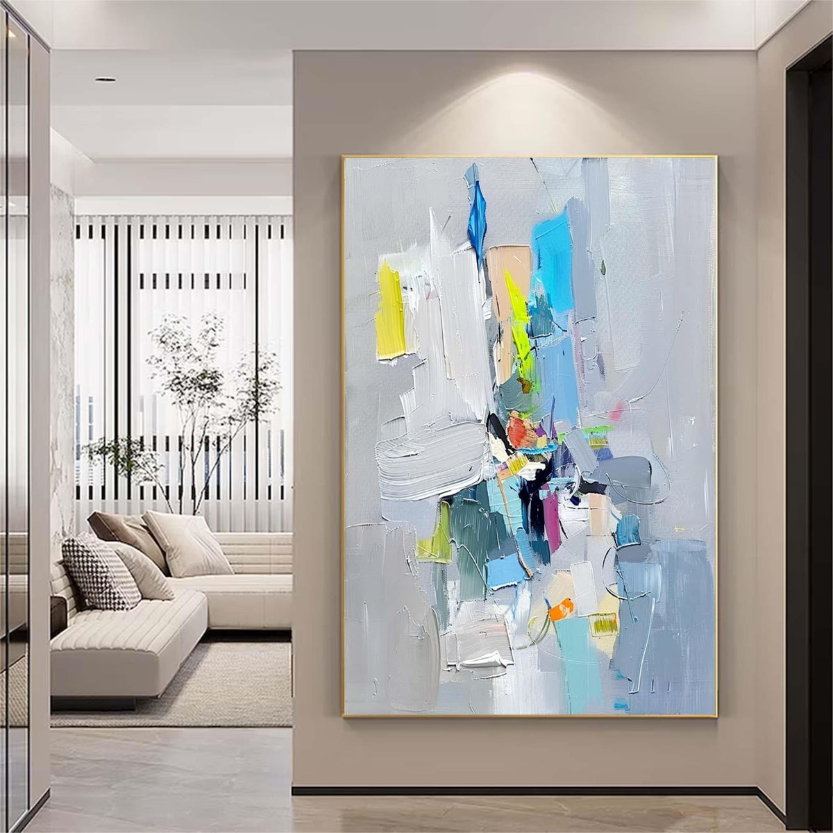 Abstract Canvas Art #AB498