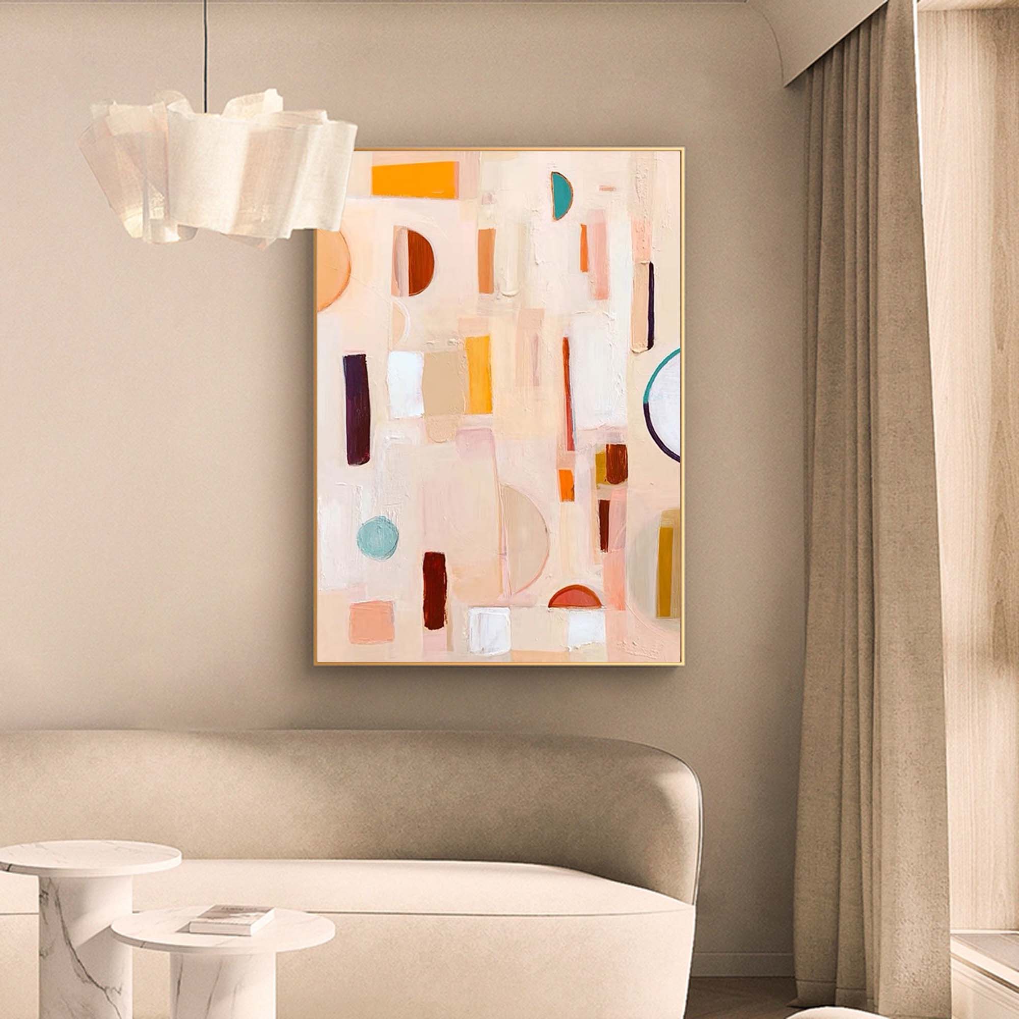 Geometric Canvas Art #GE002
