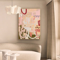 Abstract Canvas Art #AB019