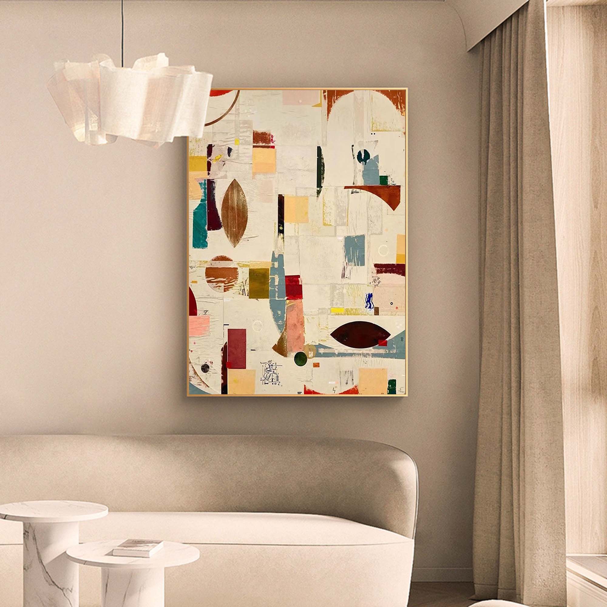Geometric Canvas Art #GE001