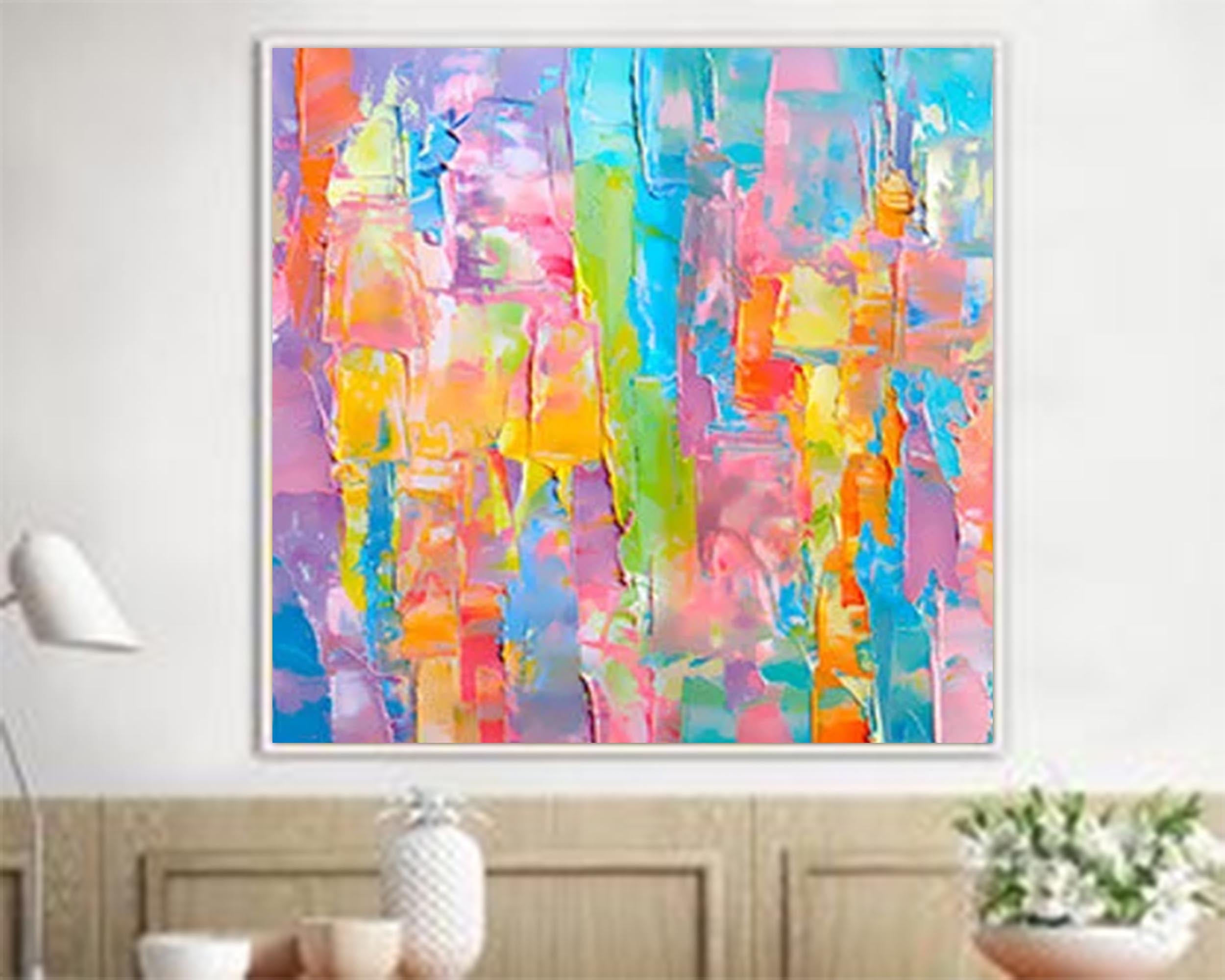 Abstract Canvas Art #AB017
