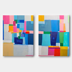 Abstract Canvas Art #AB008