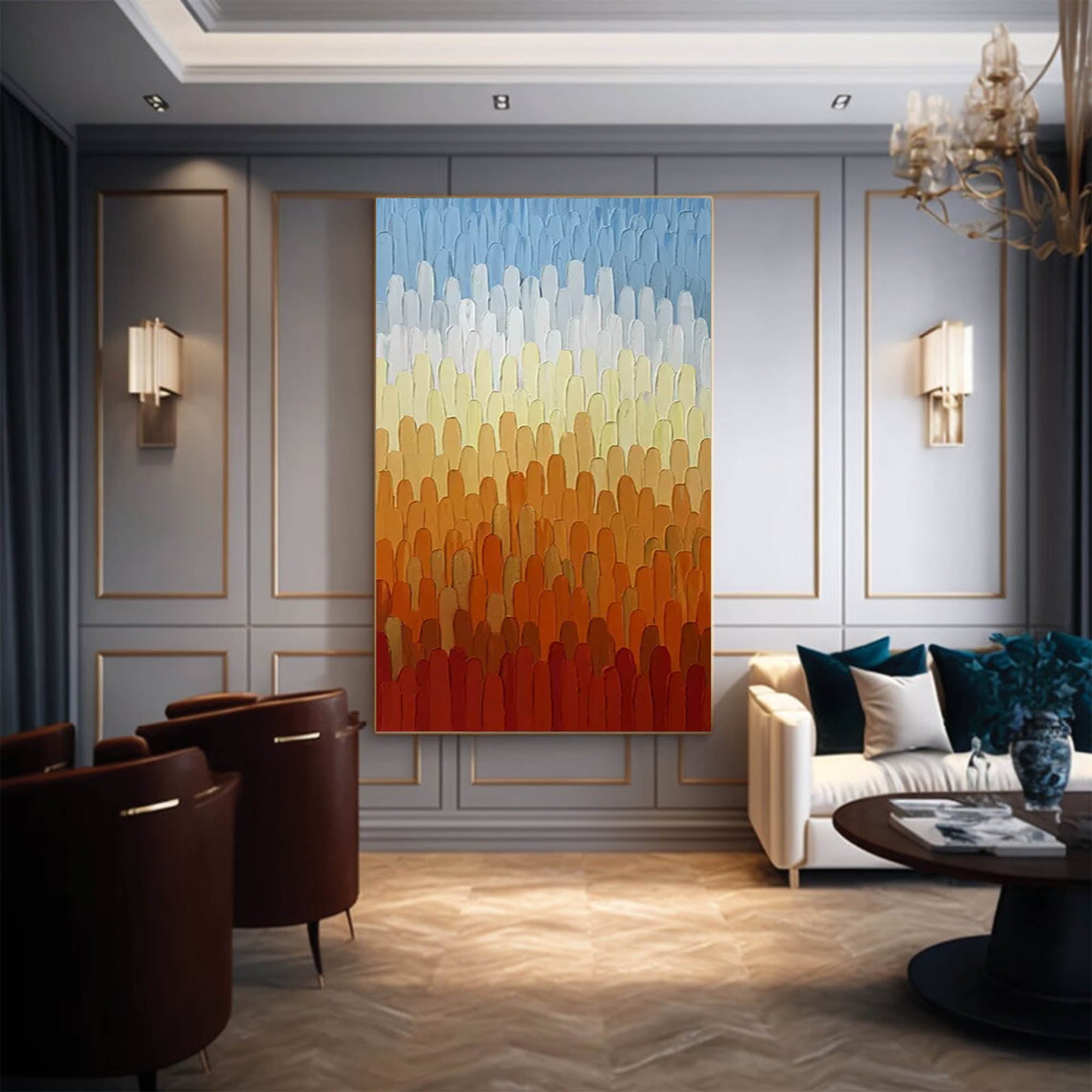 Abstract Canvas Art #AB108