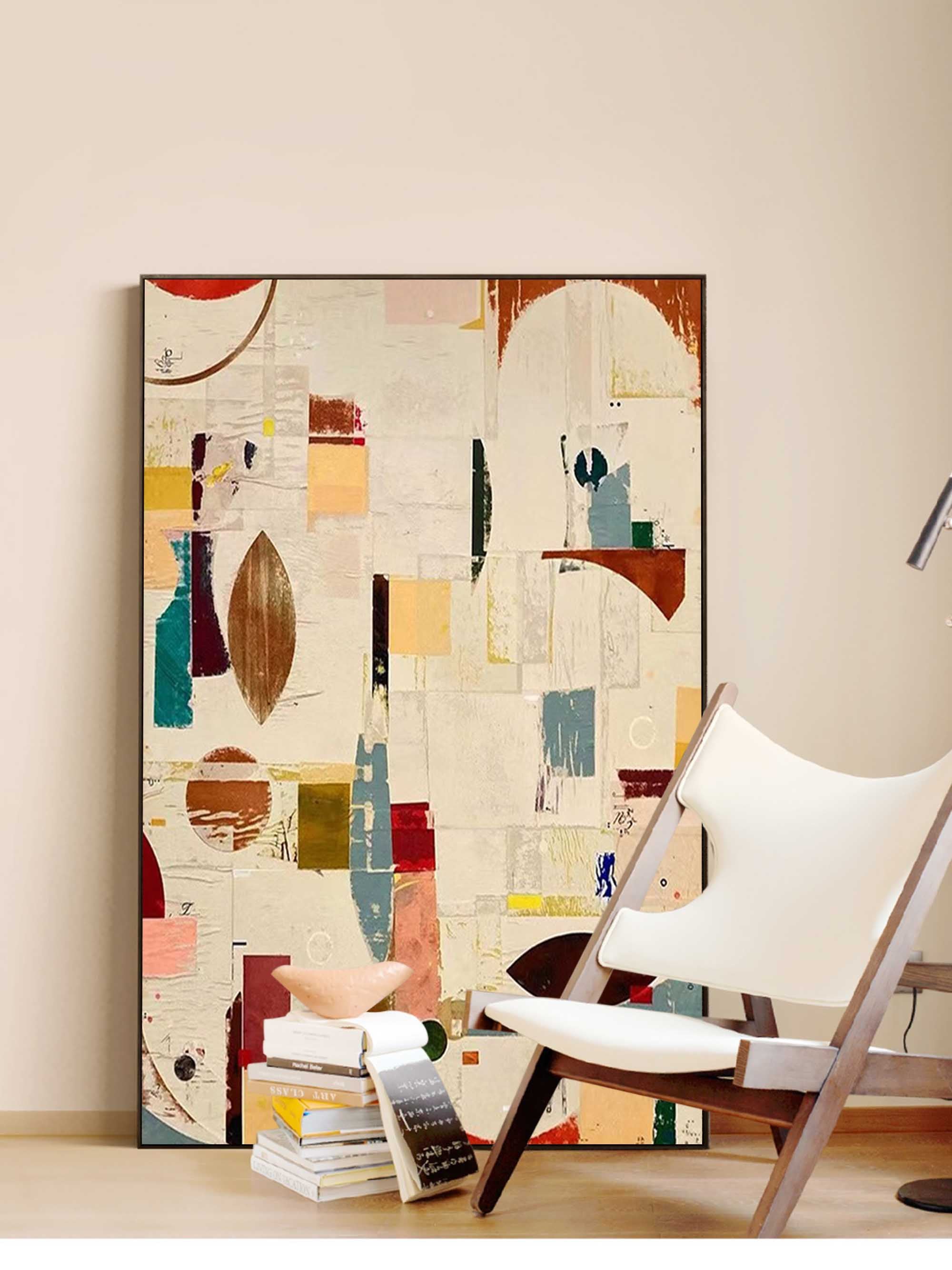 Geometric Canvas Art #GE001