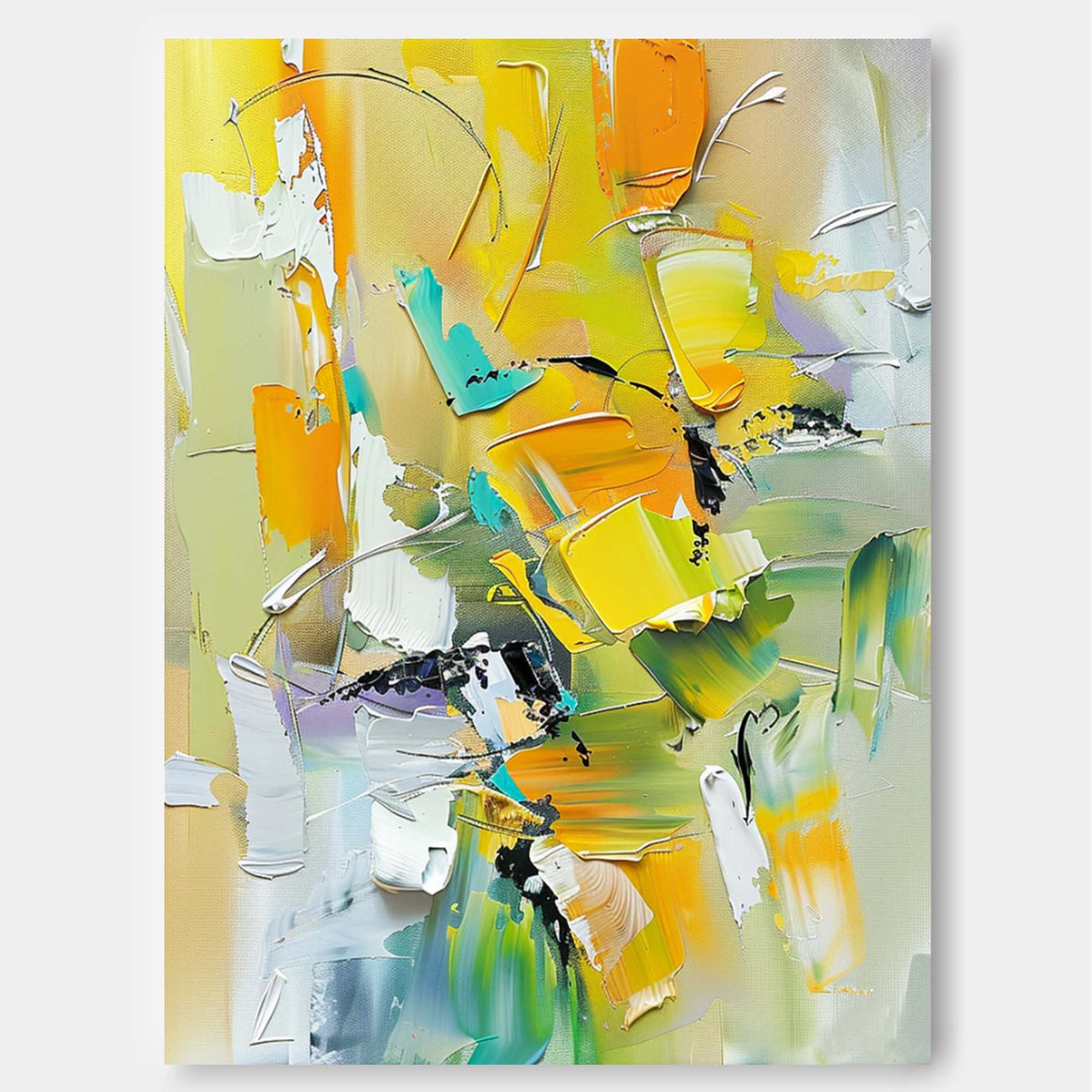 Abstract Canvas Art #AB490