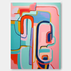Abstract Canvas Art #AB436