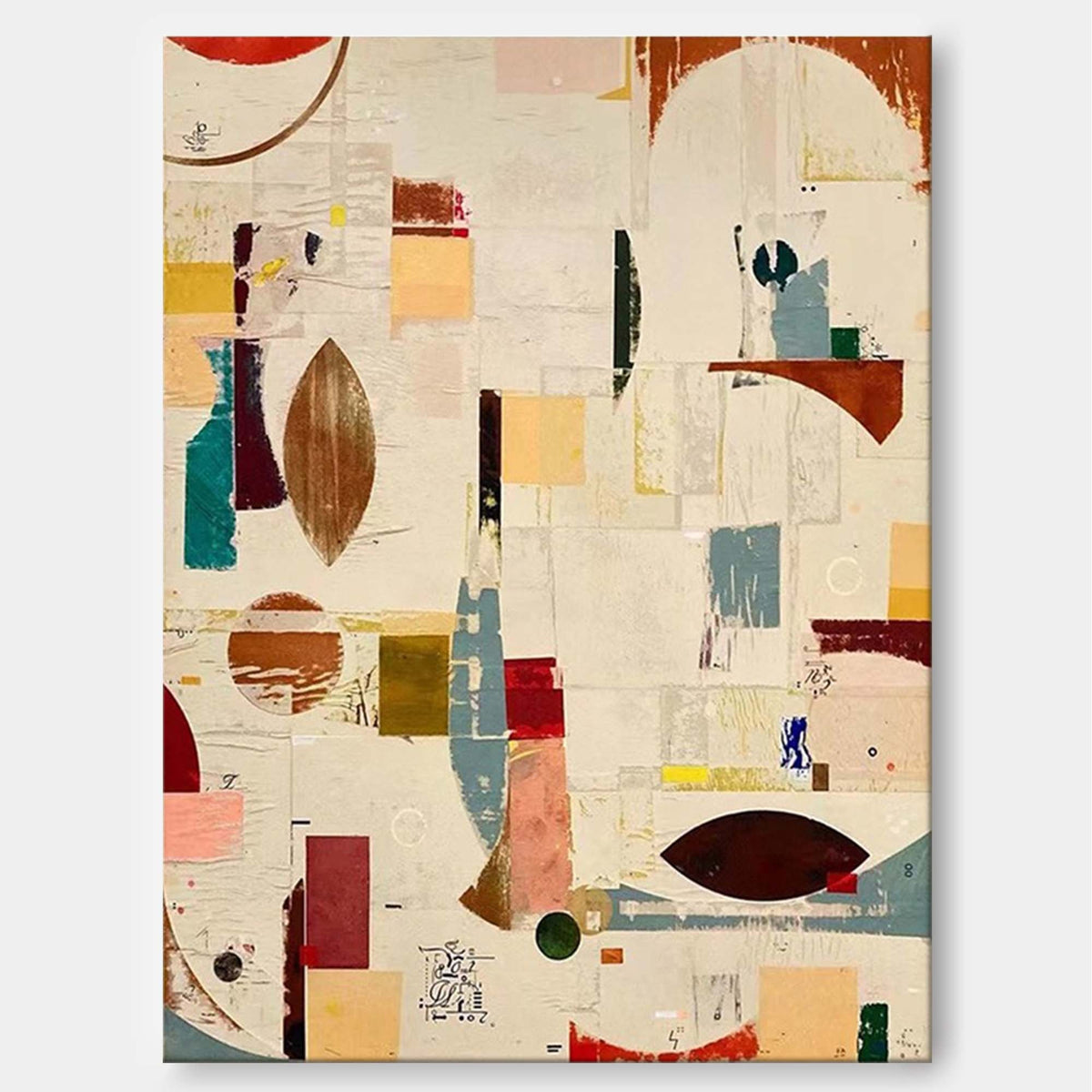 Geometric Canvas Art #GE001