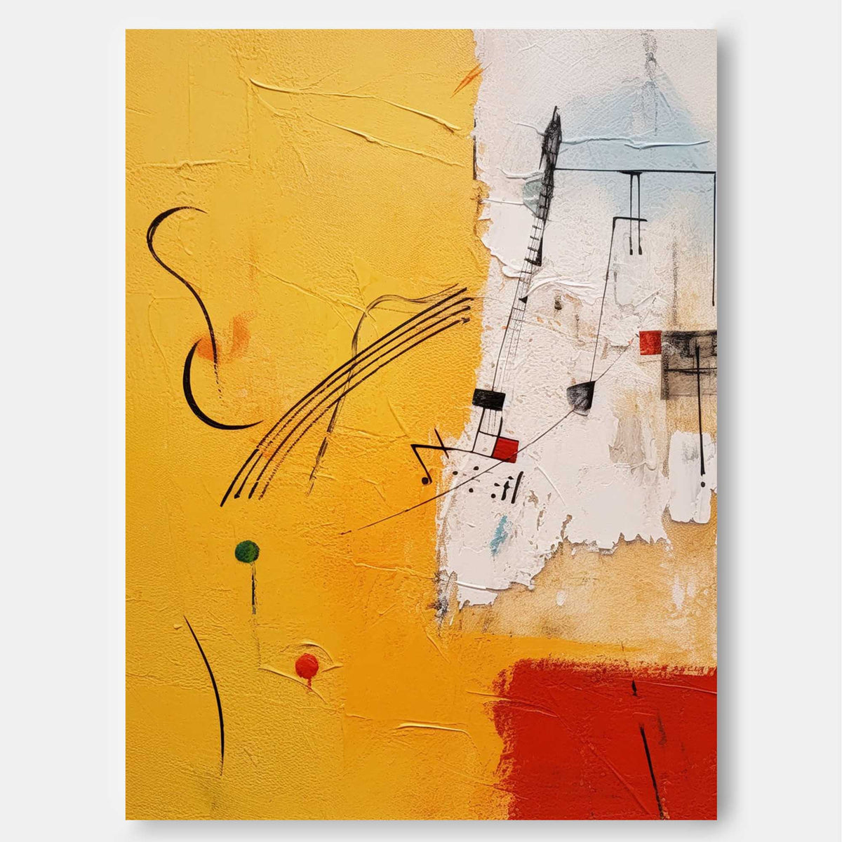 Abstract Canvas Art #AB148