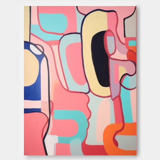 Abstract Canvas Art #AB434