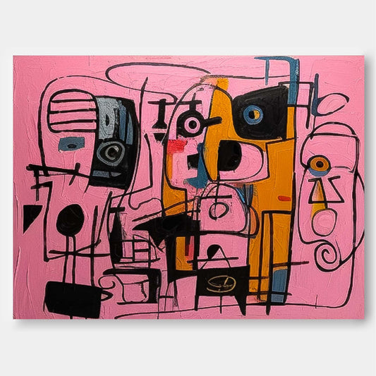 Abstract Canvas Art #AB478