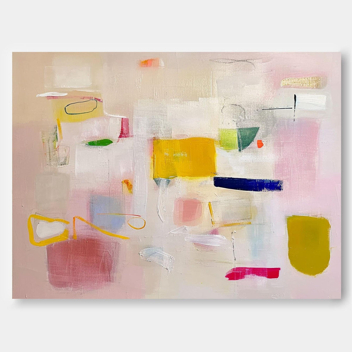 Abstract Canvas Art #AB454