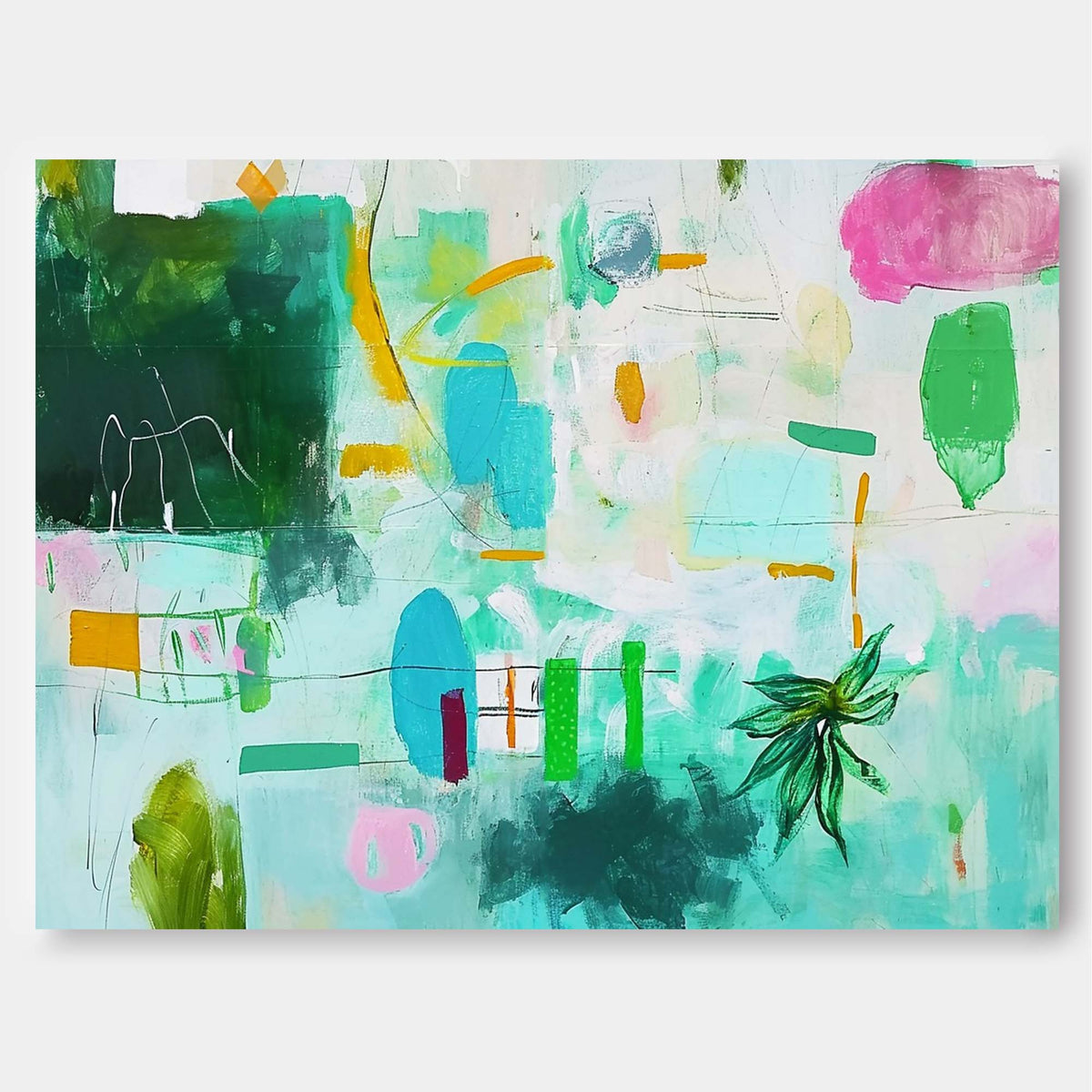 Abstract Canvas Art #AB430
