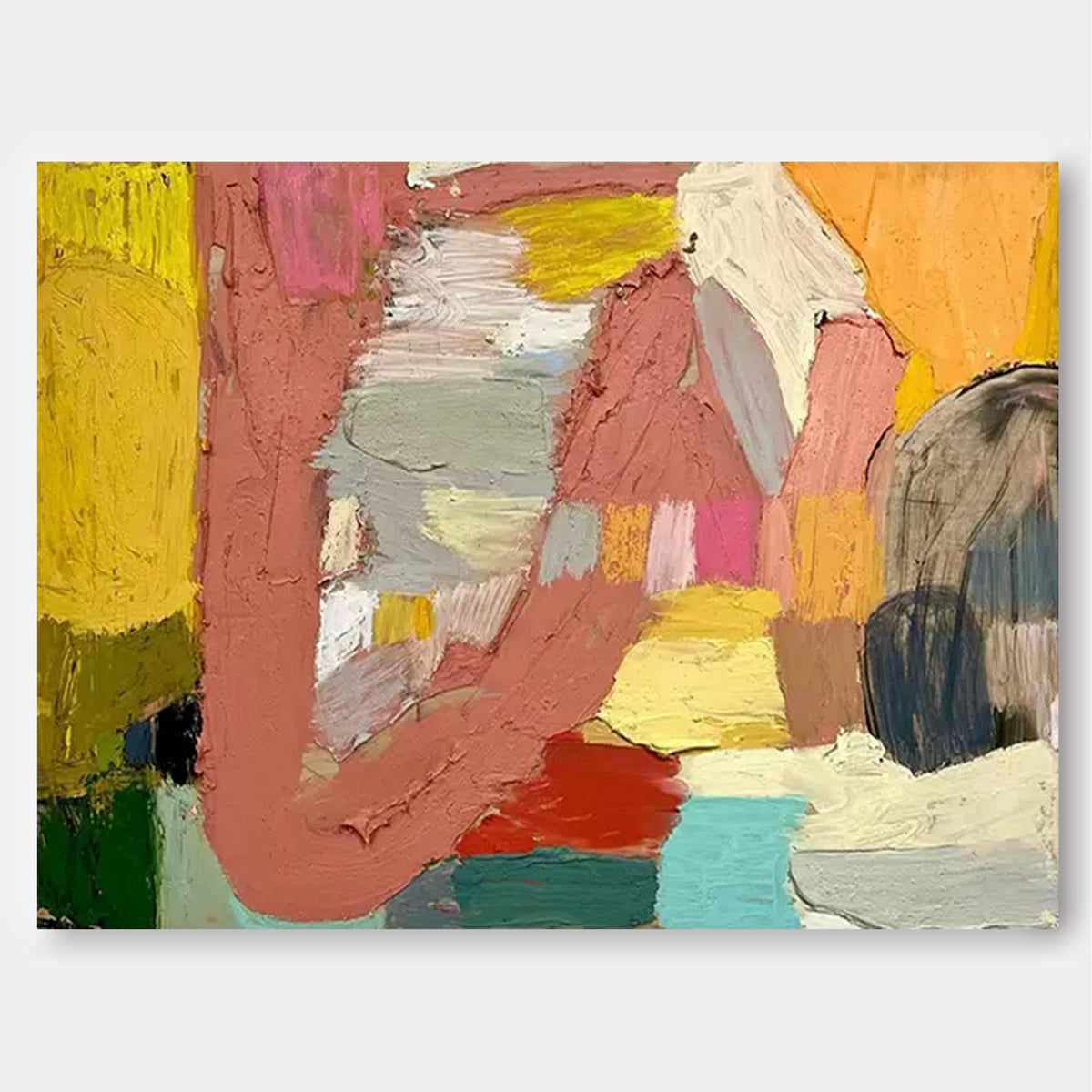 Abstract Canvas Art #AB235