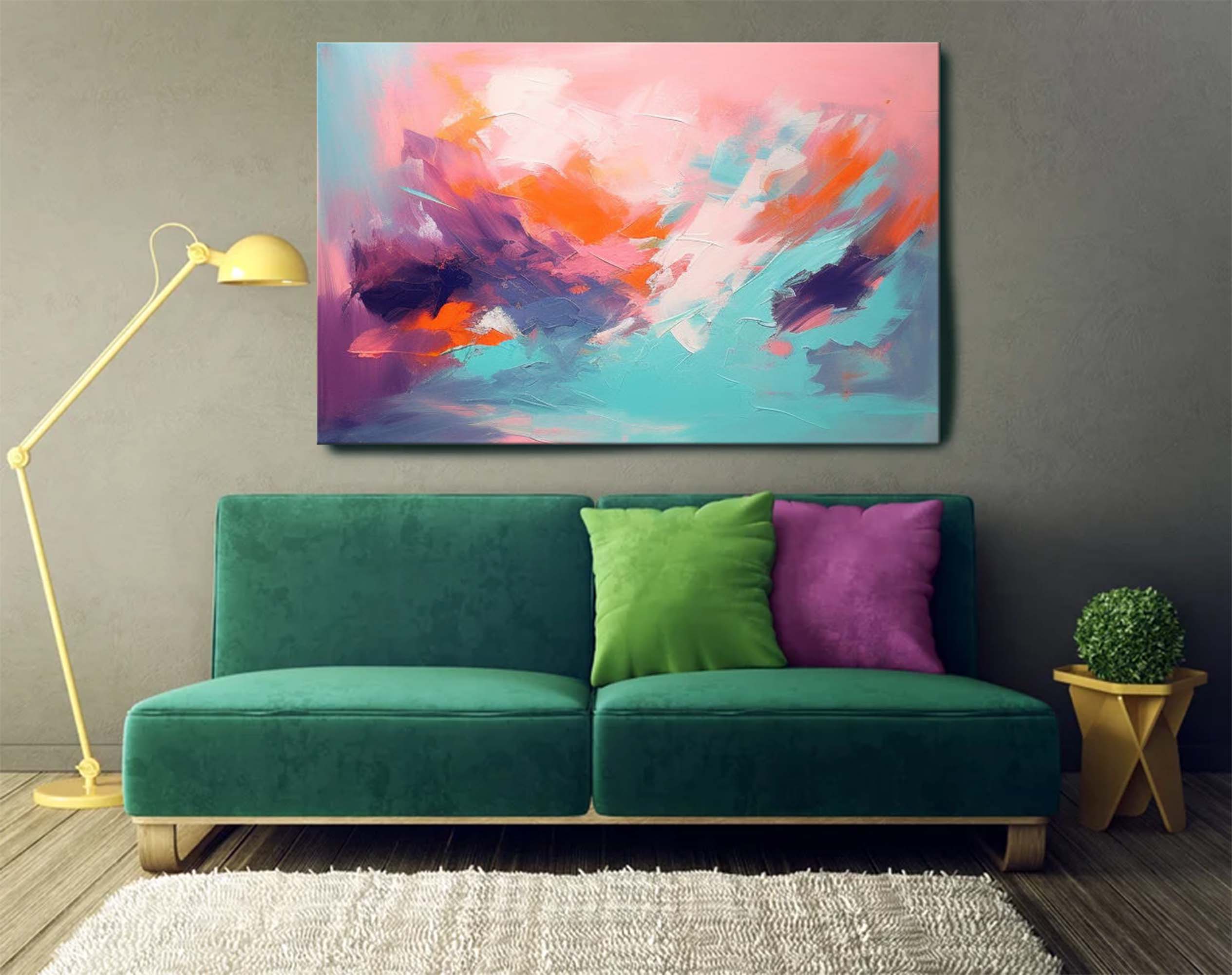 Abstract Canvas Art #AB262