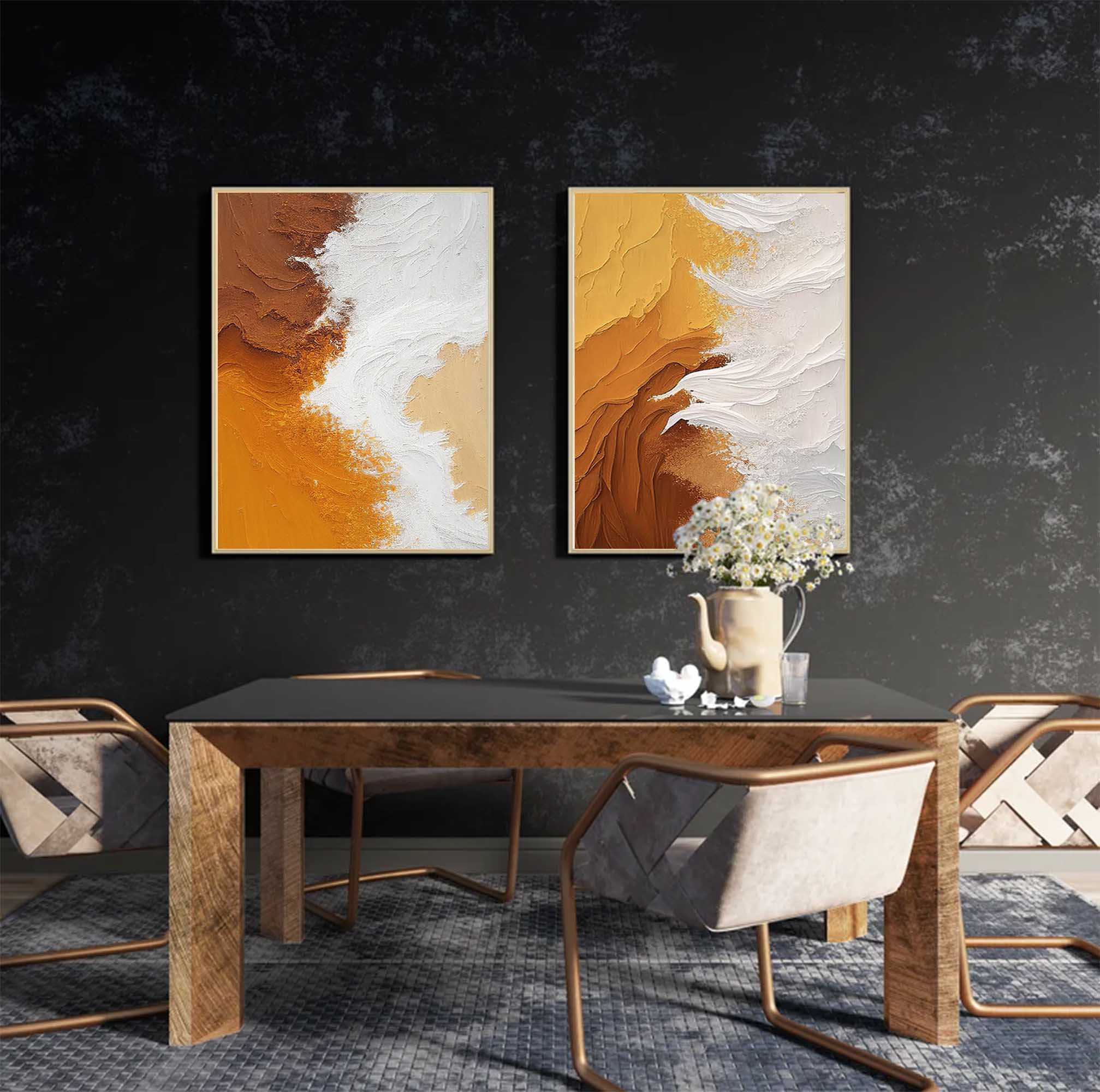 Abstract Canvas Art #AB142