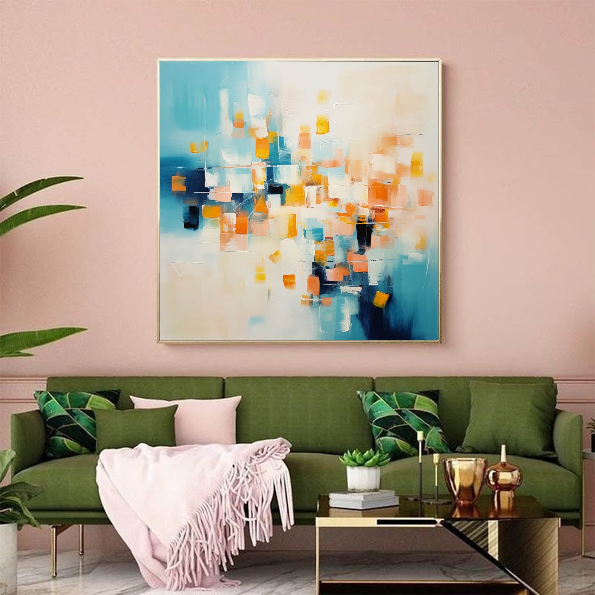 Abstract Canvas Art #AB223