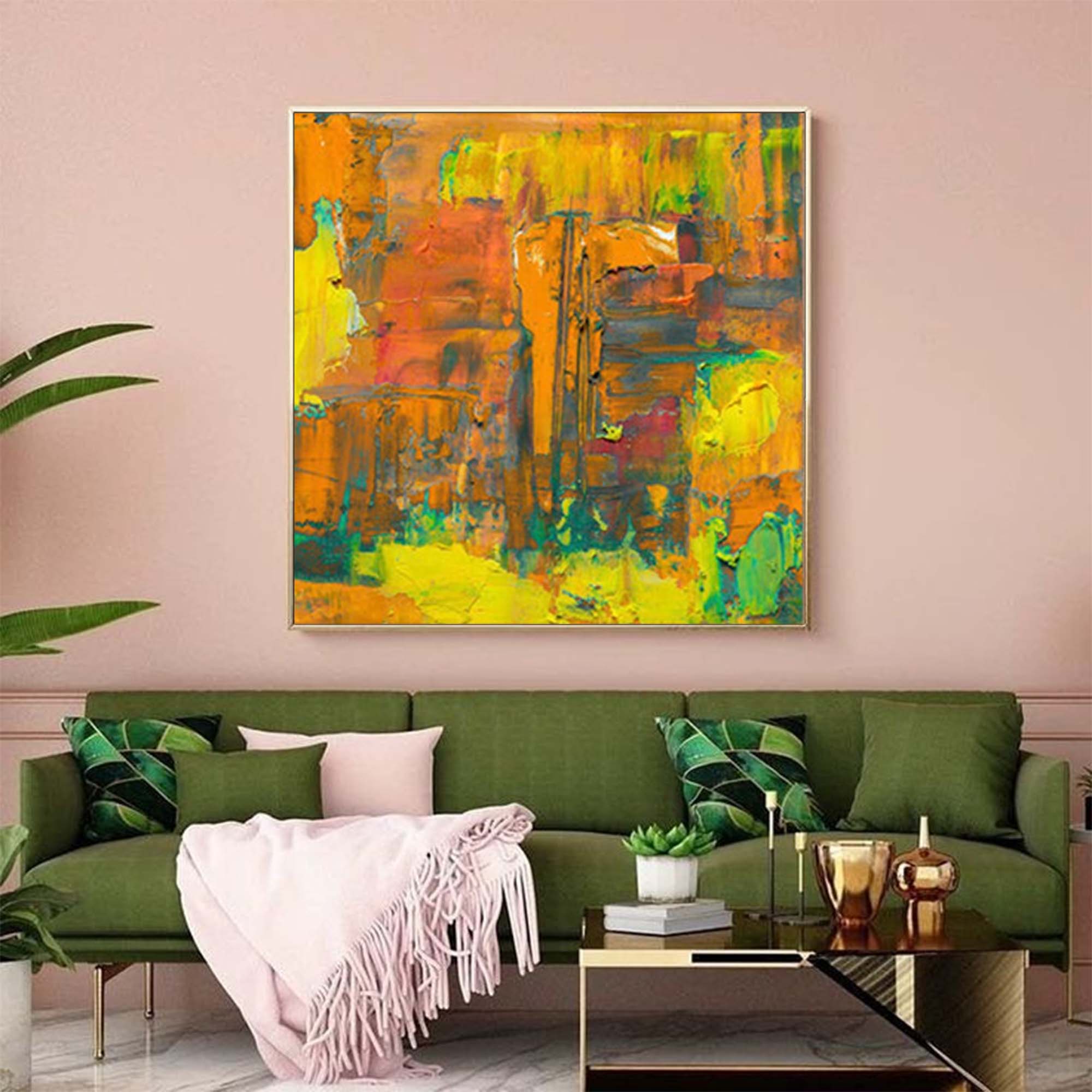 Abstract Canvas Art #AB082