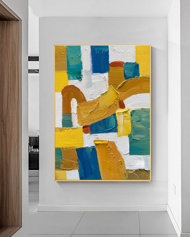 Abstract Canvas Art #AB034