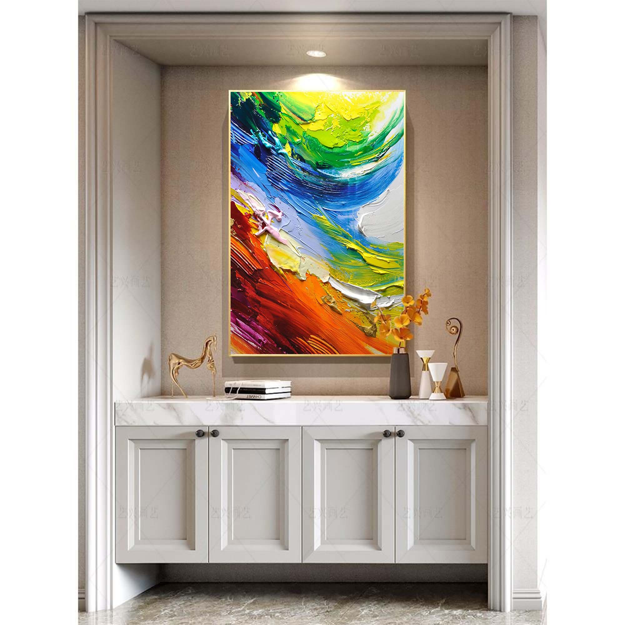 Abstract Canvas Wall Art #aa025