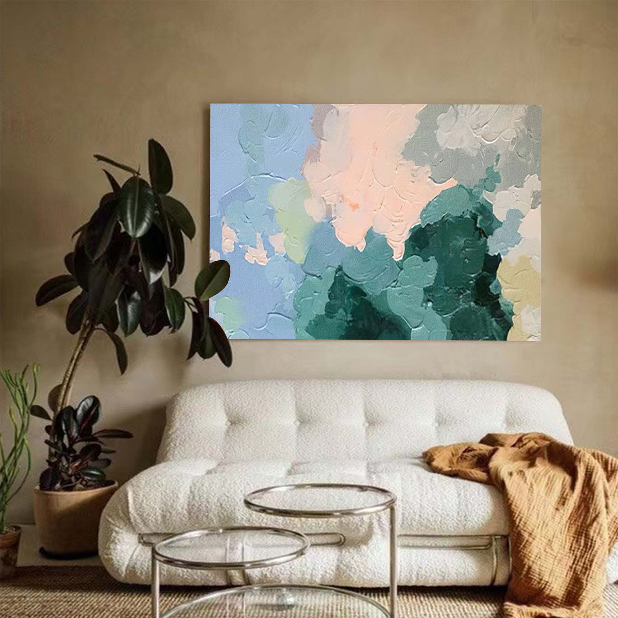Abstract Canvas Art #AB099