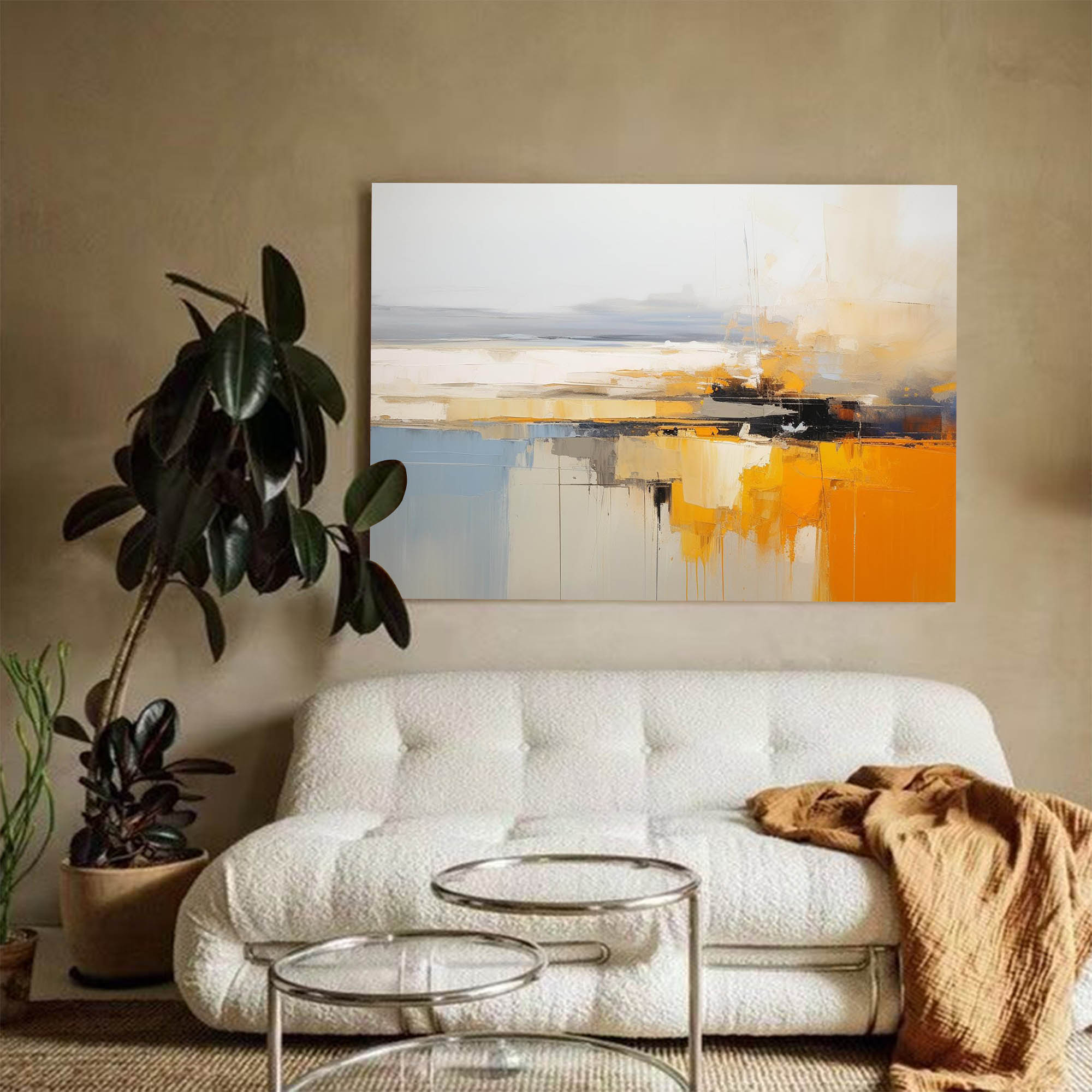 Abstract Canvas Art #AB054
