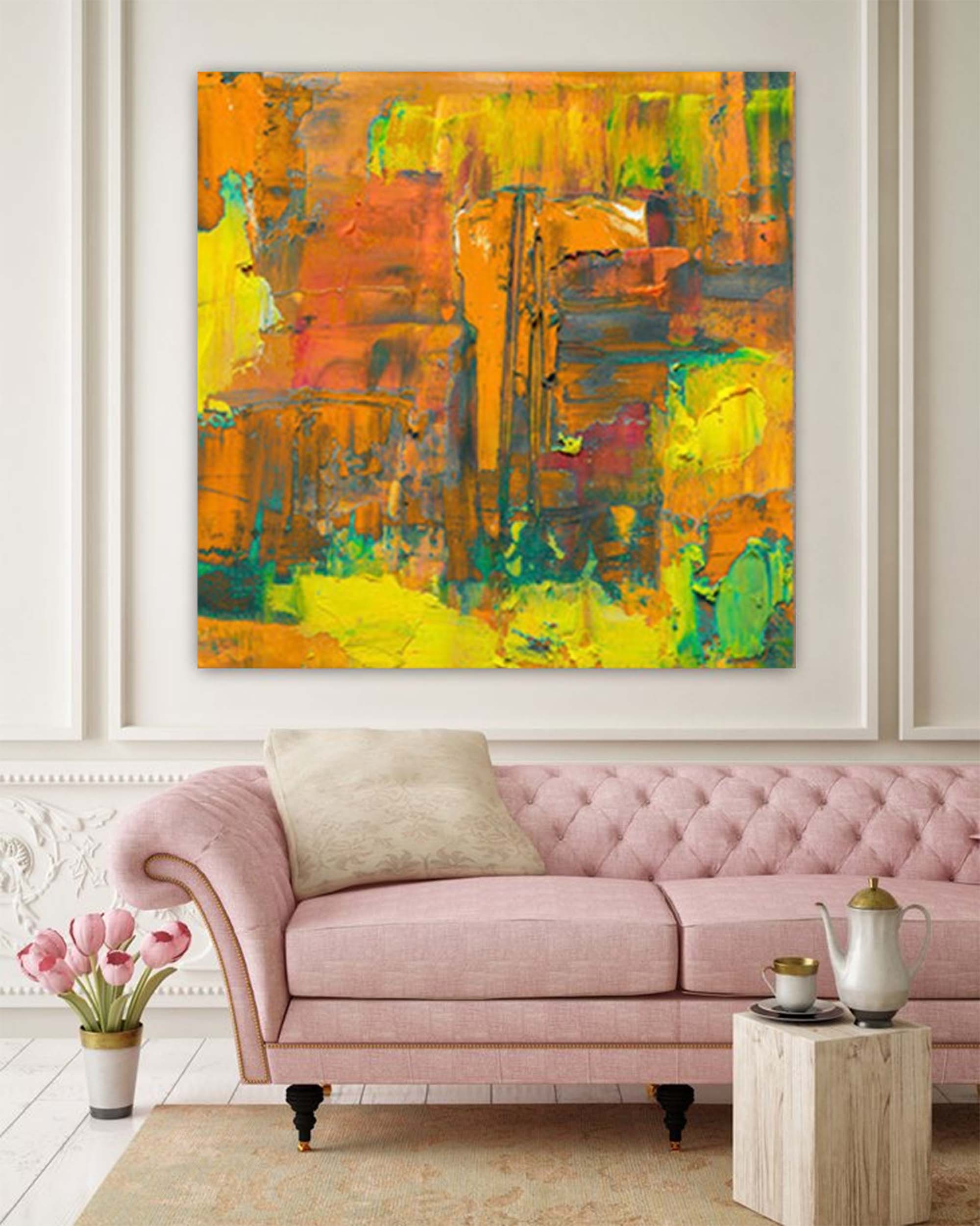 Abstract Canvas Art #AB082