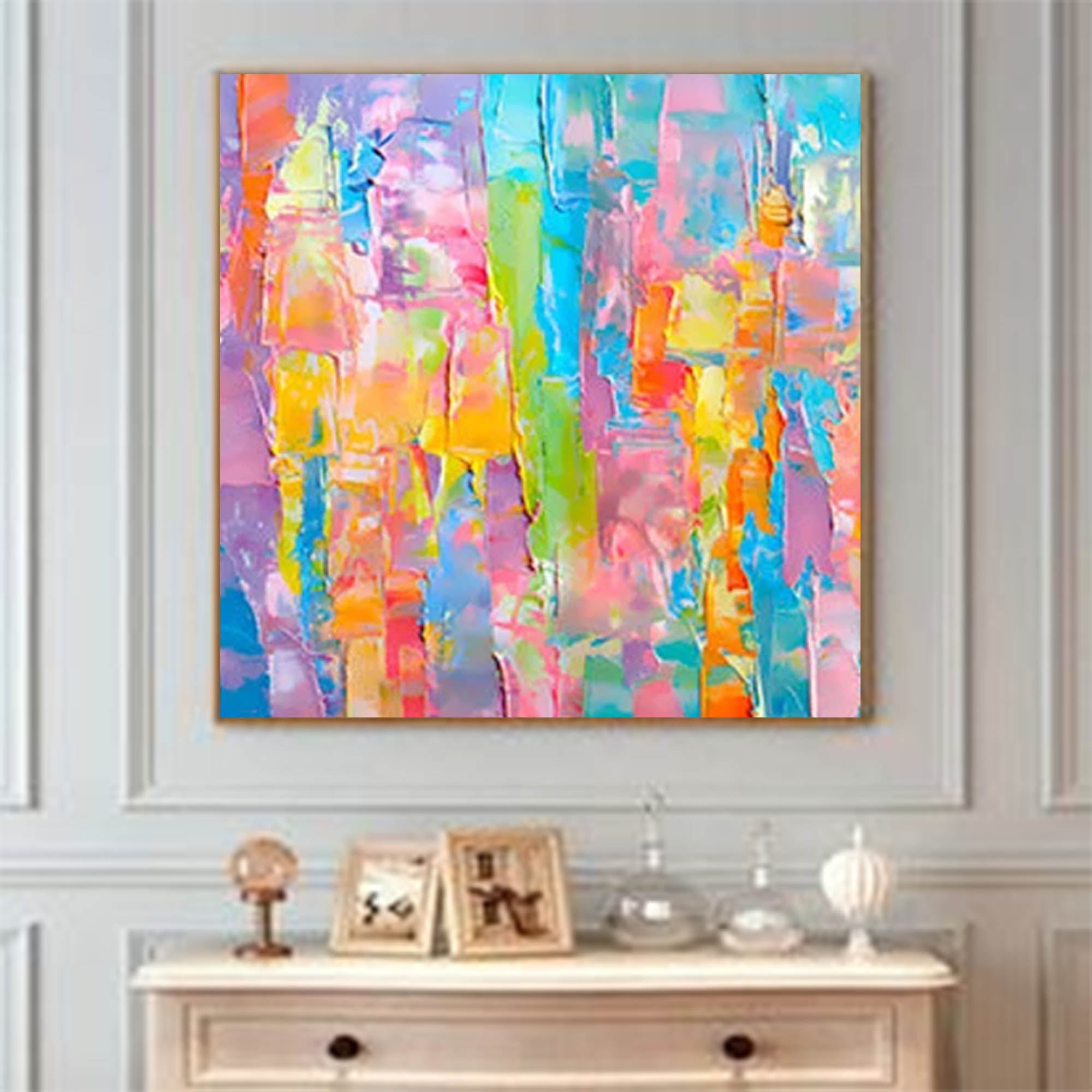 Abstract Canvas Art #AB017