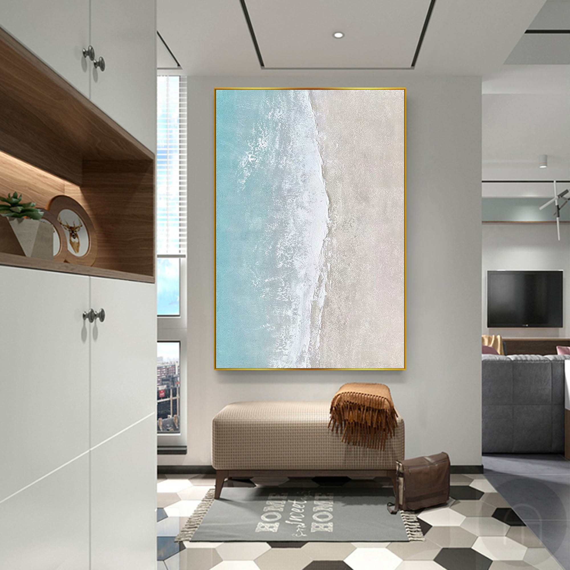 Beach & Ocean Canvas Art #BE006