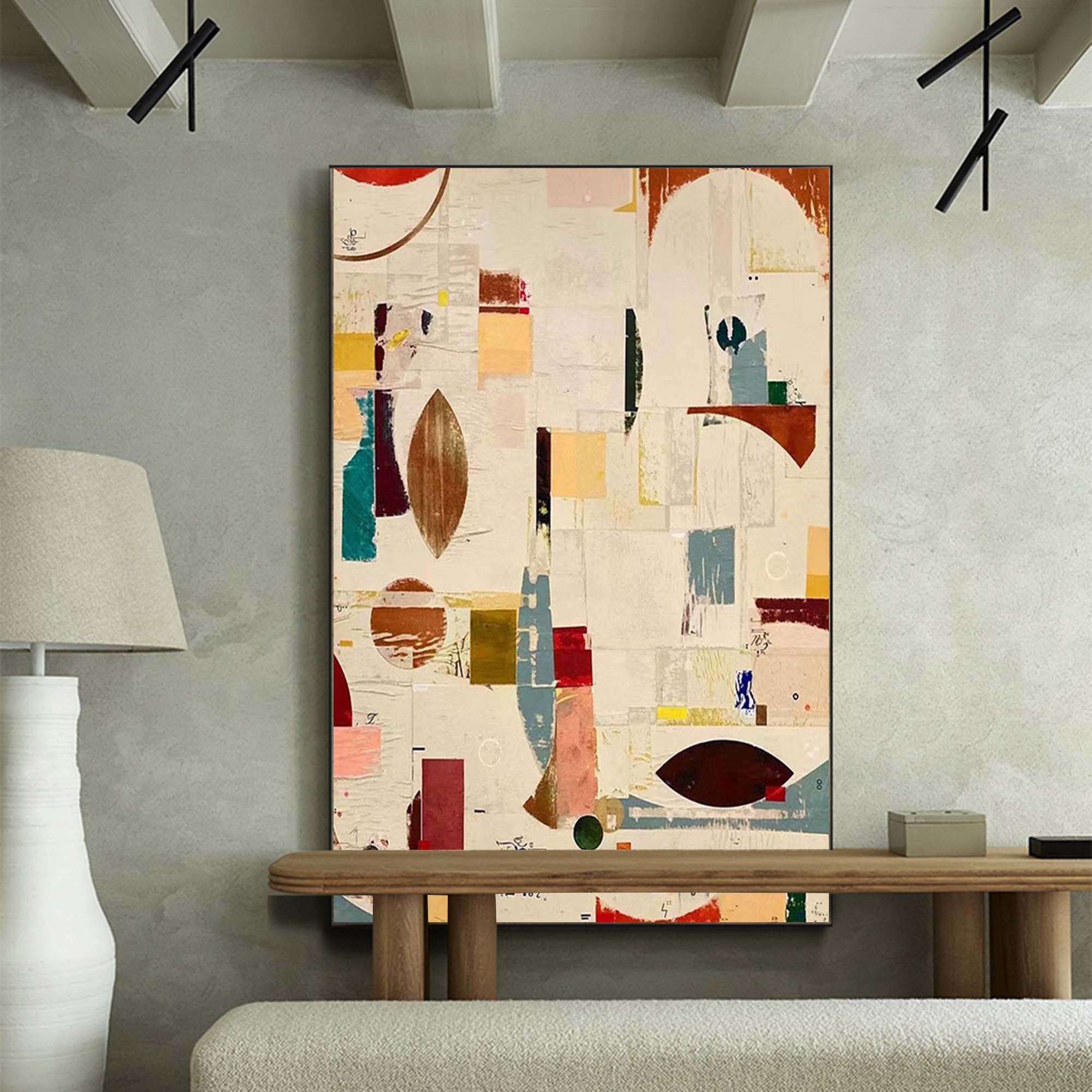 Geometric Canvas Art #GE001