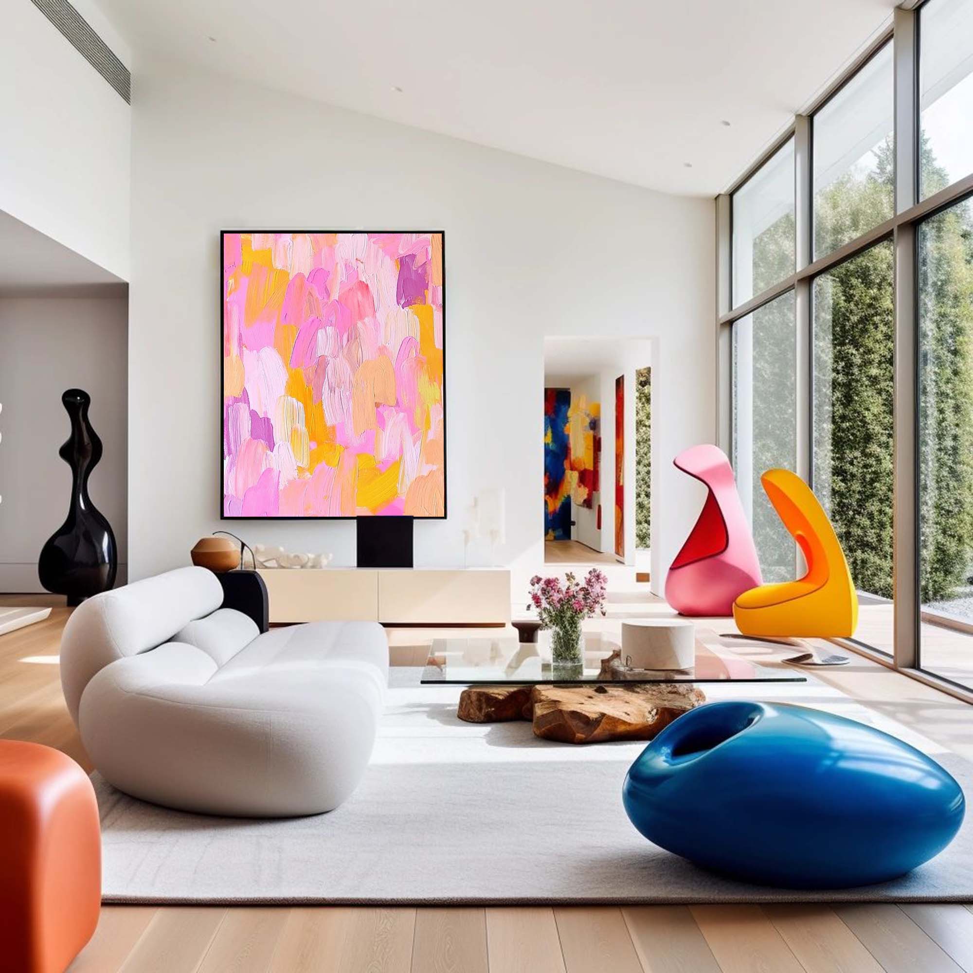 Abstract Canvas Art #AB254