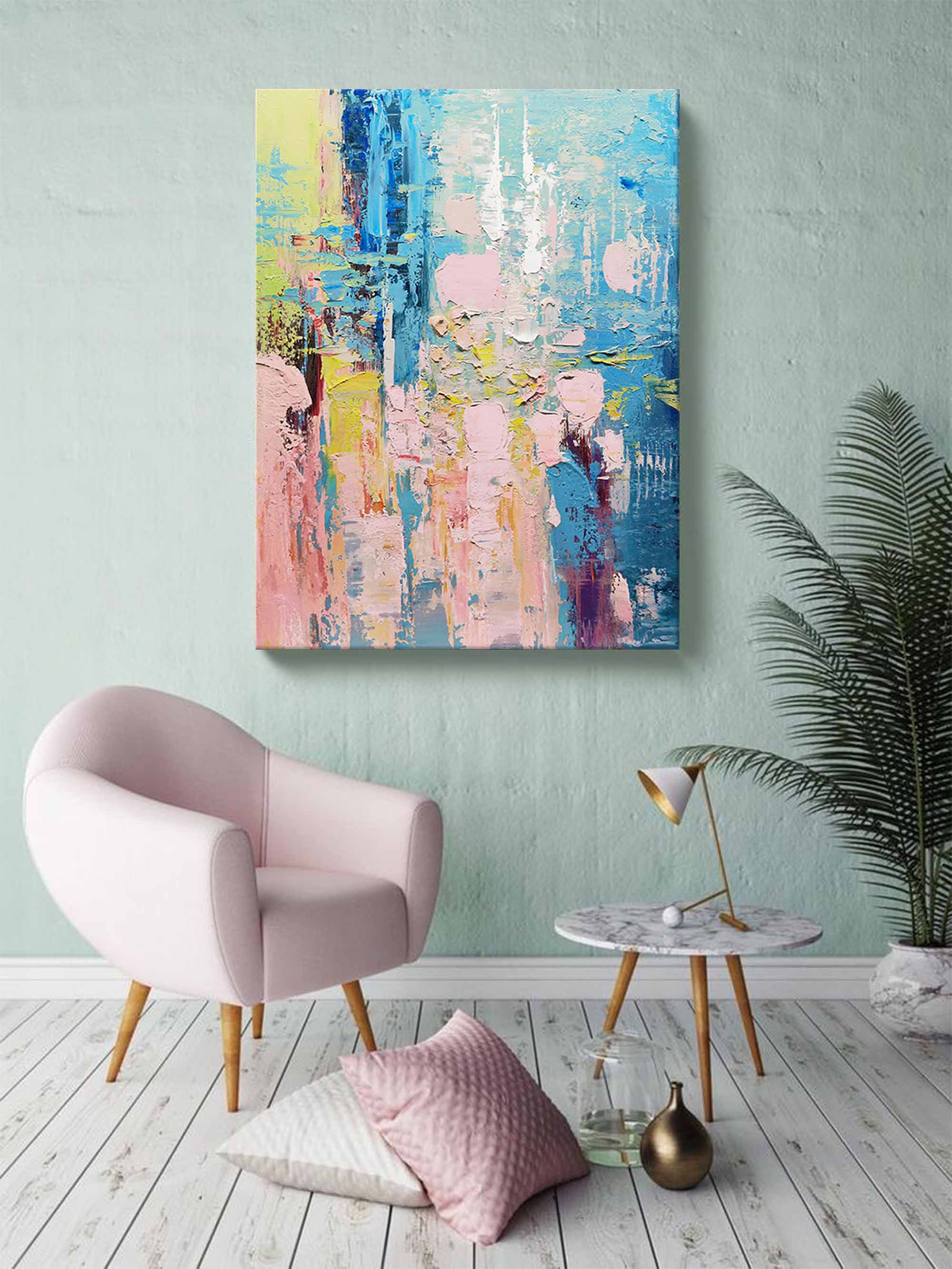 Abstract Canvas Art #AB026